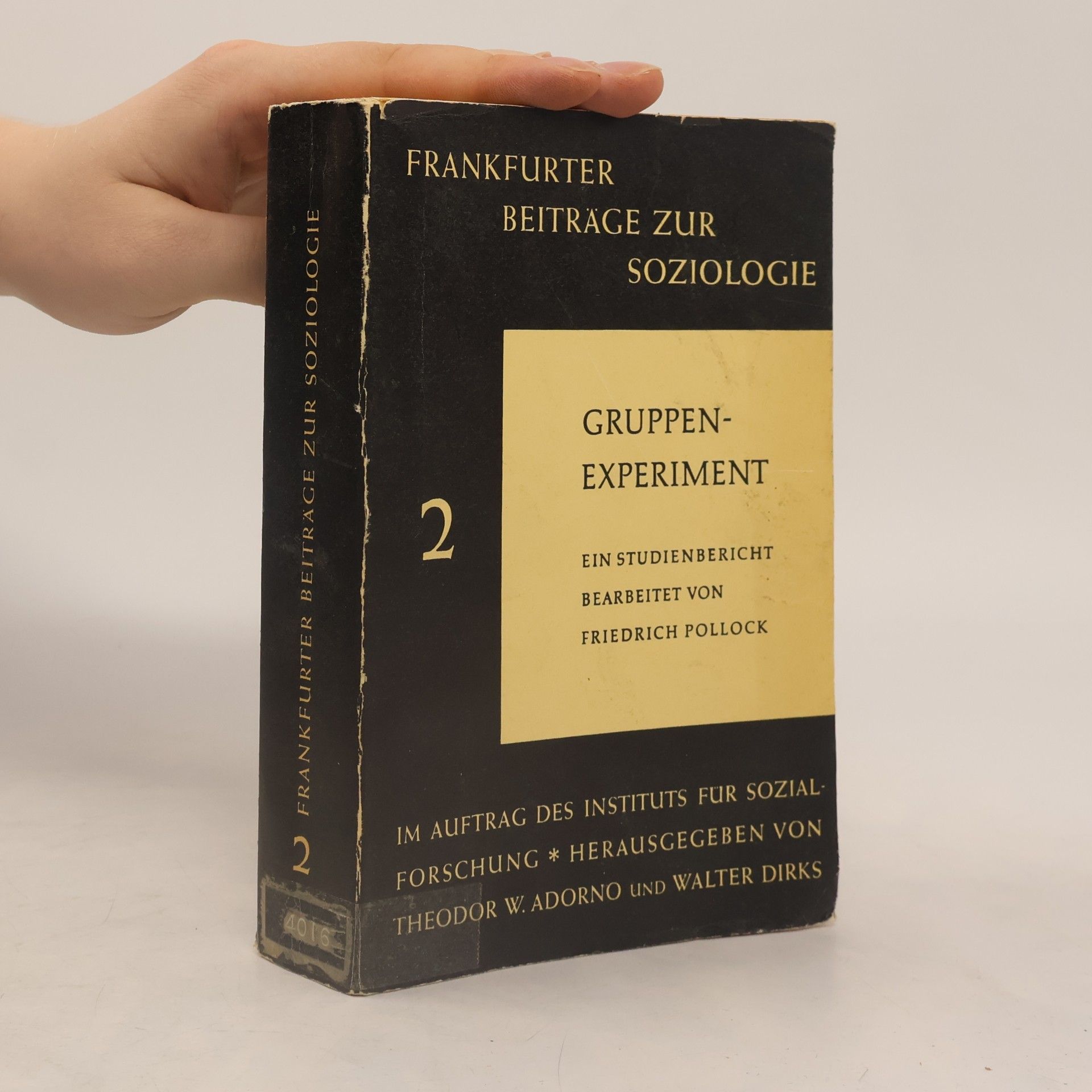 Friedrich Pollock Gruppenexperiment 2
