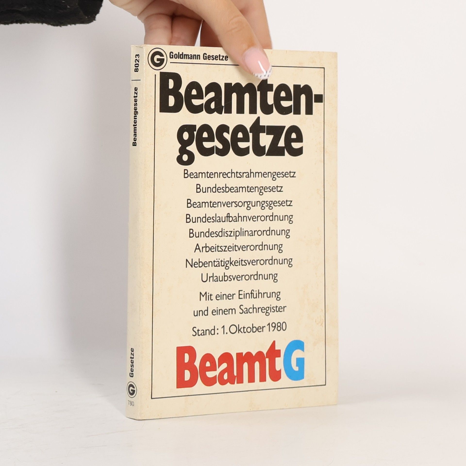 Robert Erbacher Beamtengesetze