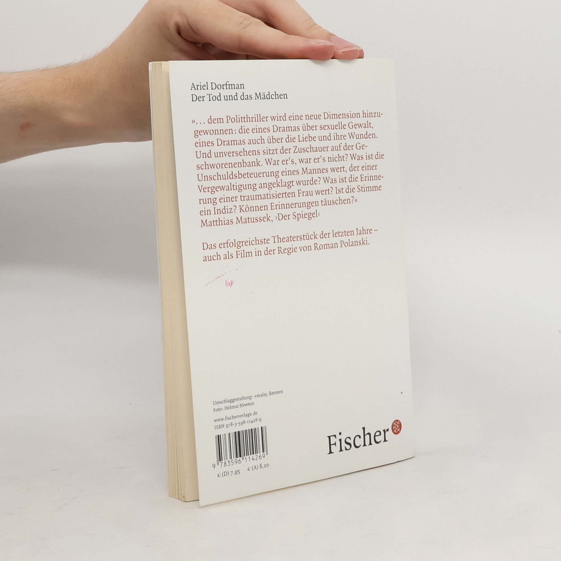 Ariel Dorfman Der Tod und das Mädchen