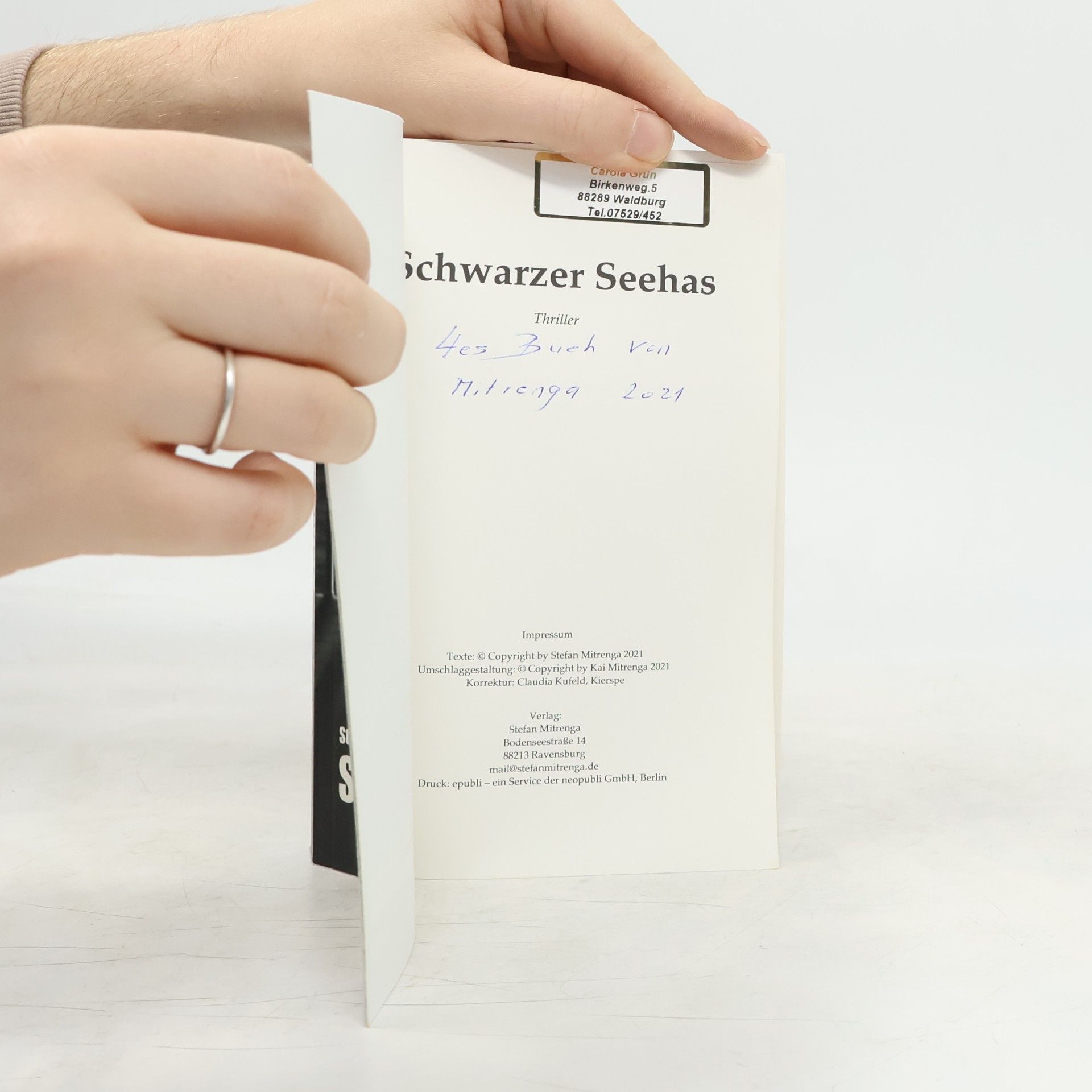 Kai Mitrenga Schwarzer Seehas