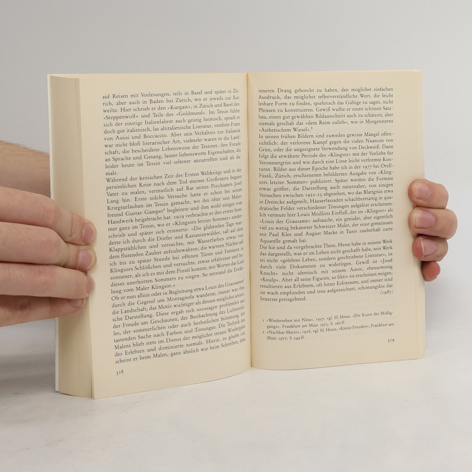 Volker Michels Hermann Hesse in Augenzeugenberichten