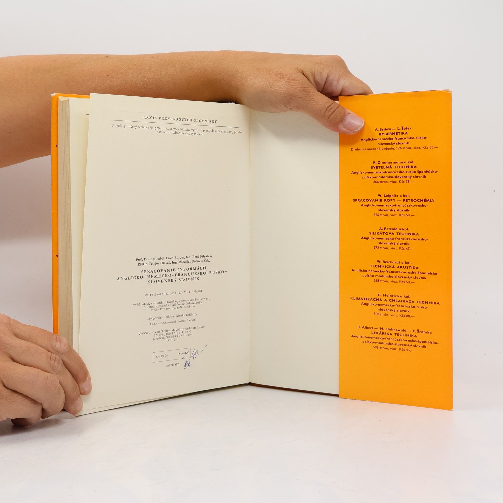 Autores varios Technický prekladový slovník. Anglicko-nemecko-francúzsko-rusko-slovenský