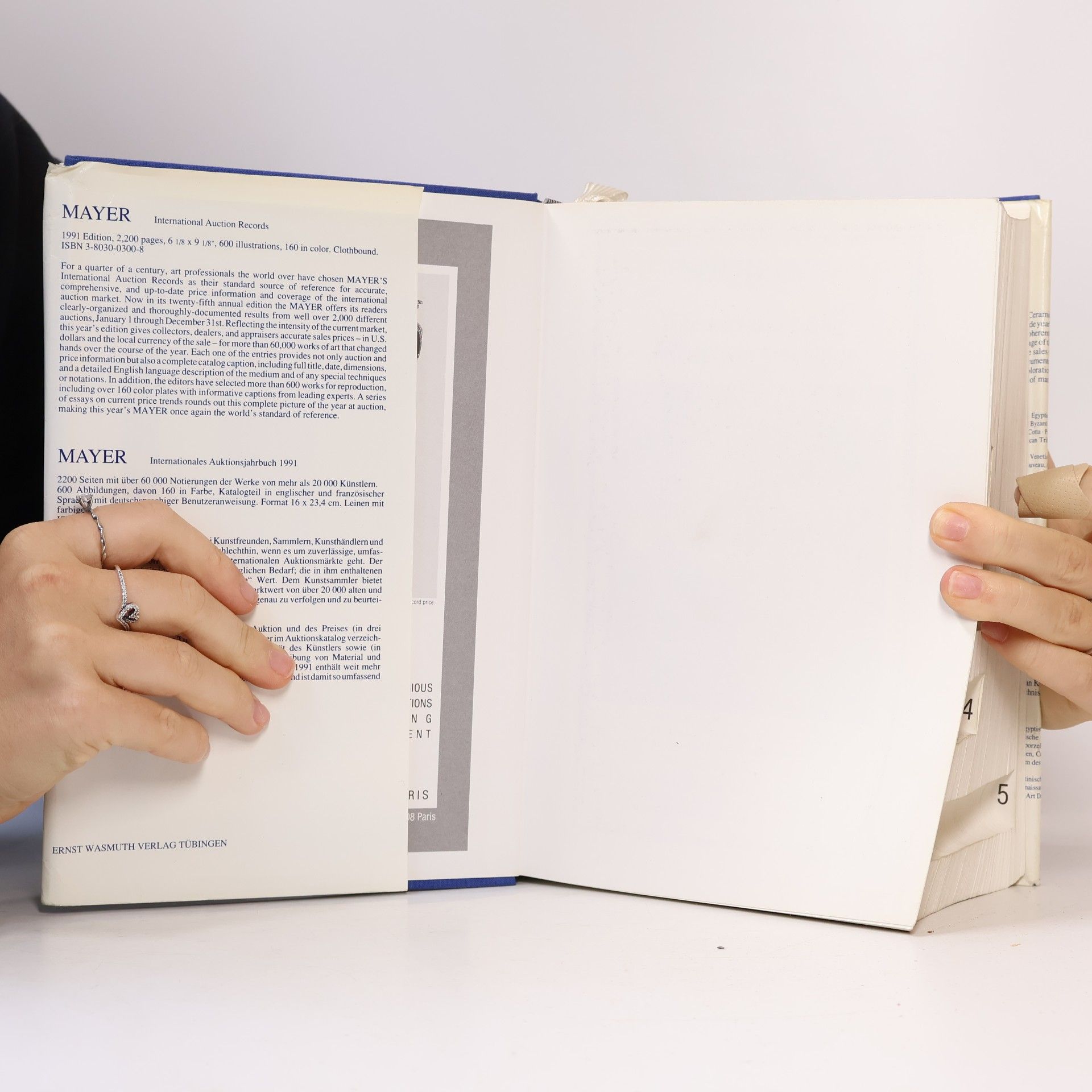 Mayer - Internationales Auktionsjahrbuch 1991: Mayer - International Auction Records 1991