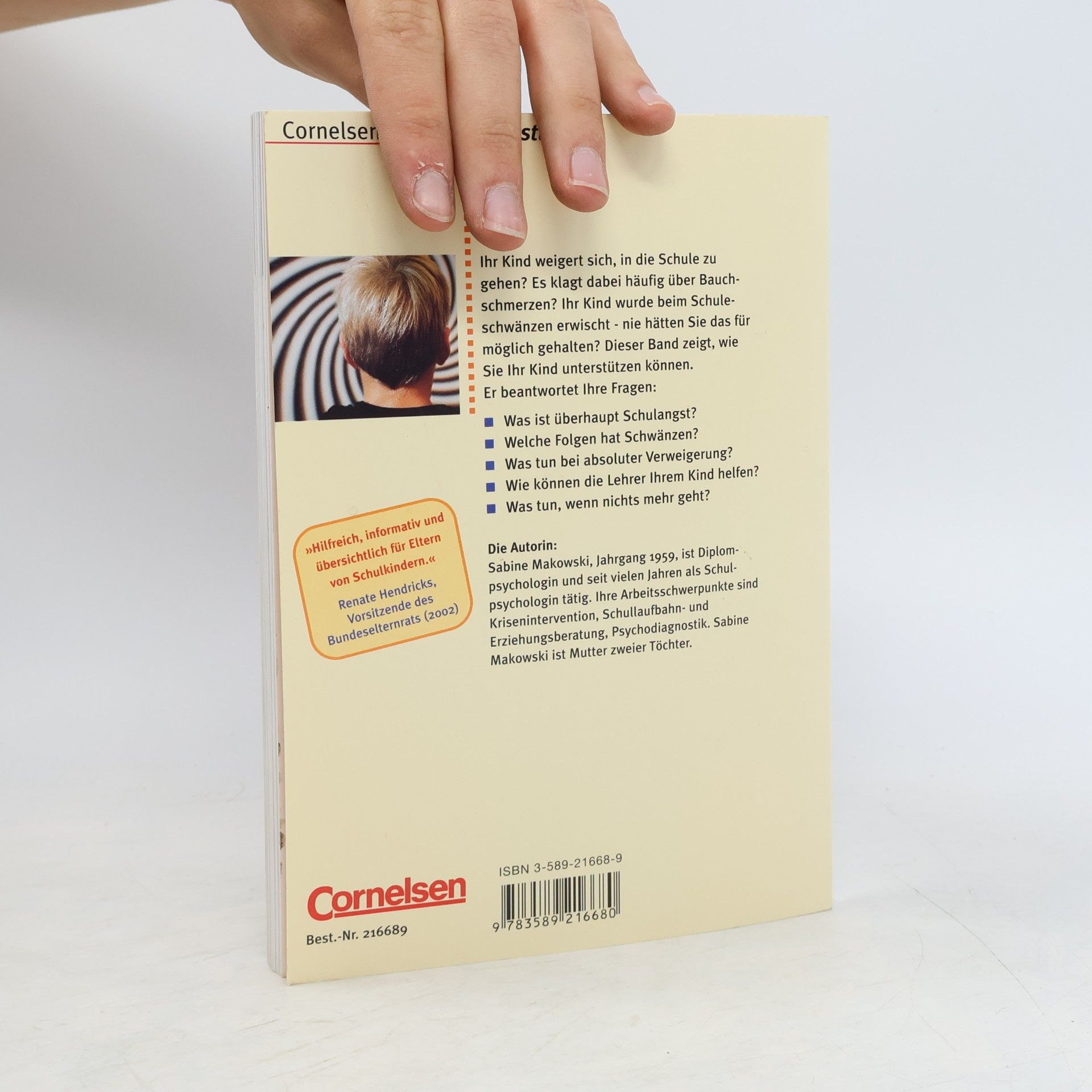 Sabine Makowski Die Schulangst besiegen