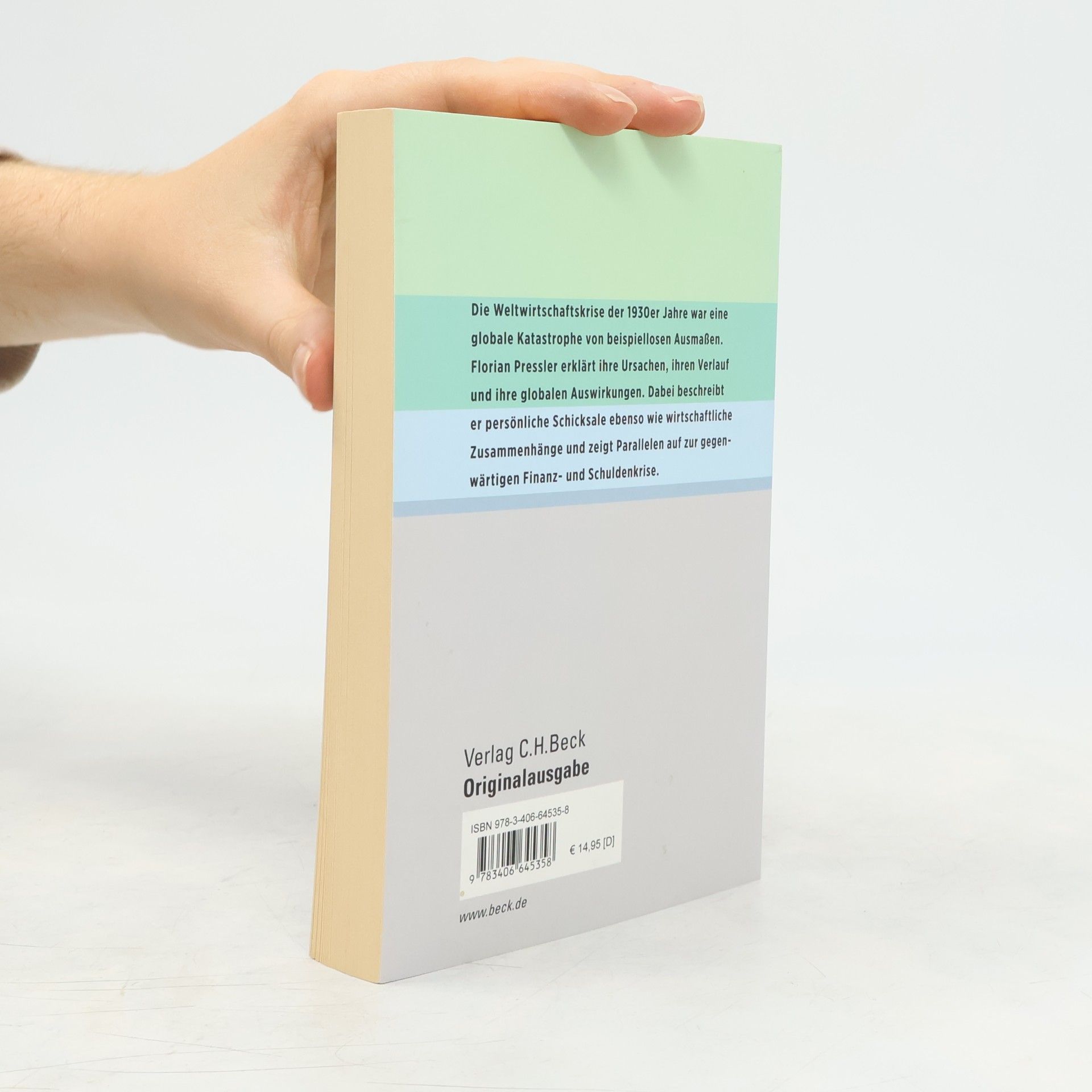 Florian Pressler Beck'sche Reihe: Die erste Weltwirtschaftskrise