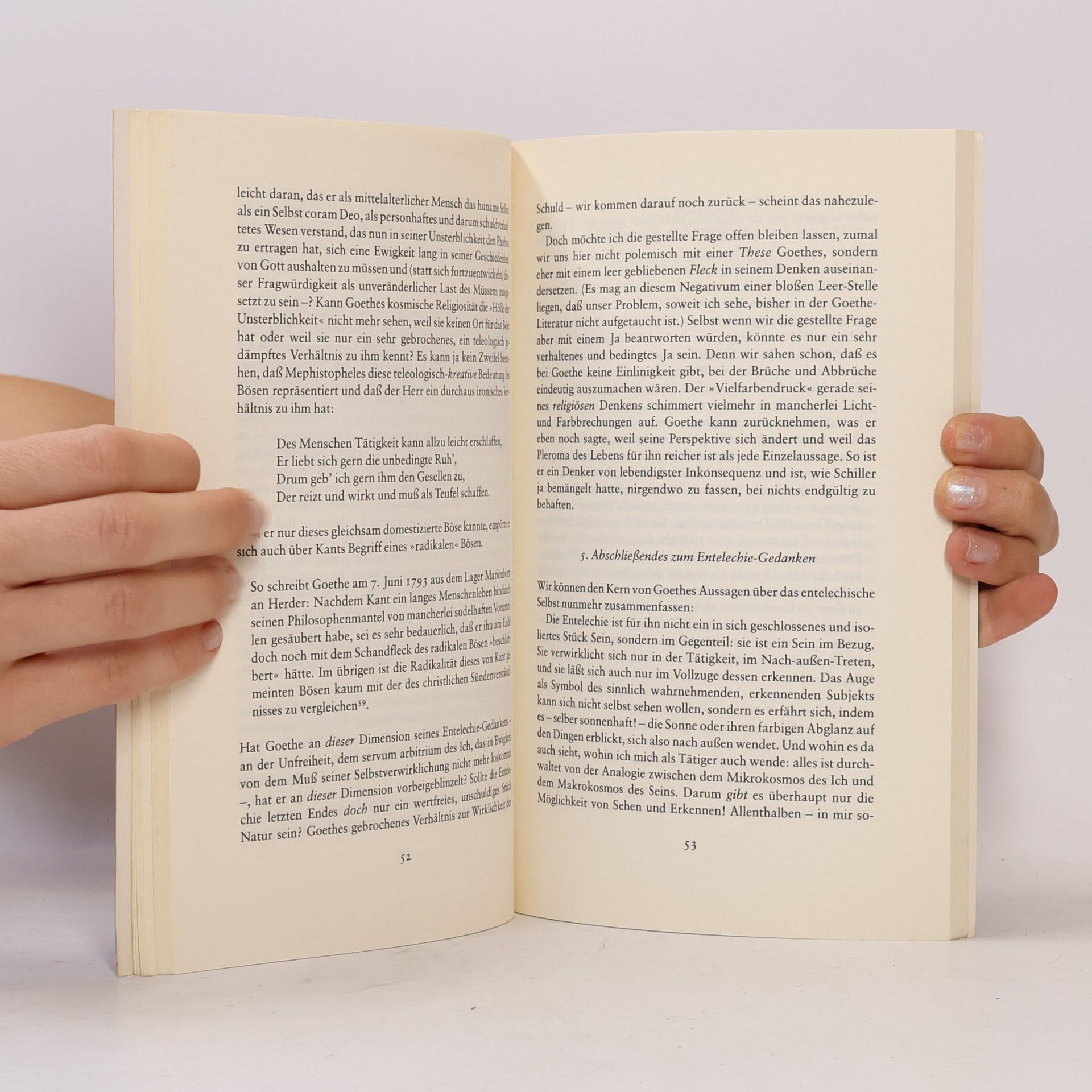 Helmut Thielicke Goethe und das Christentum