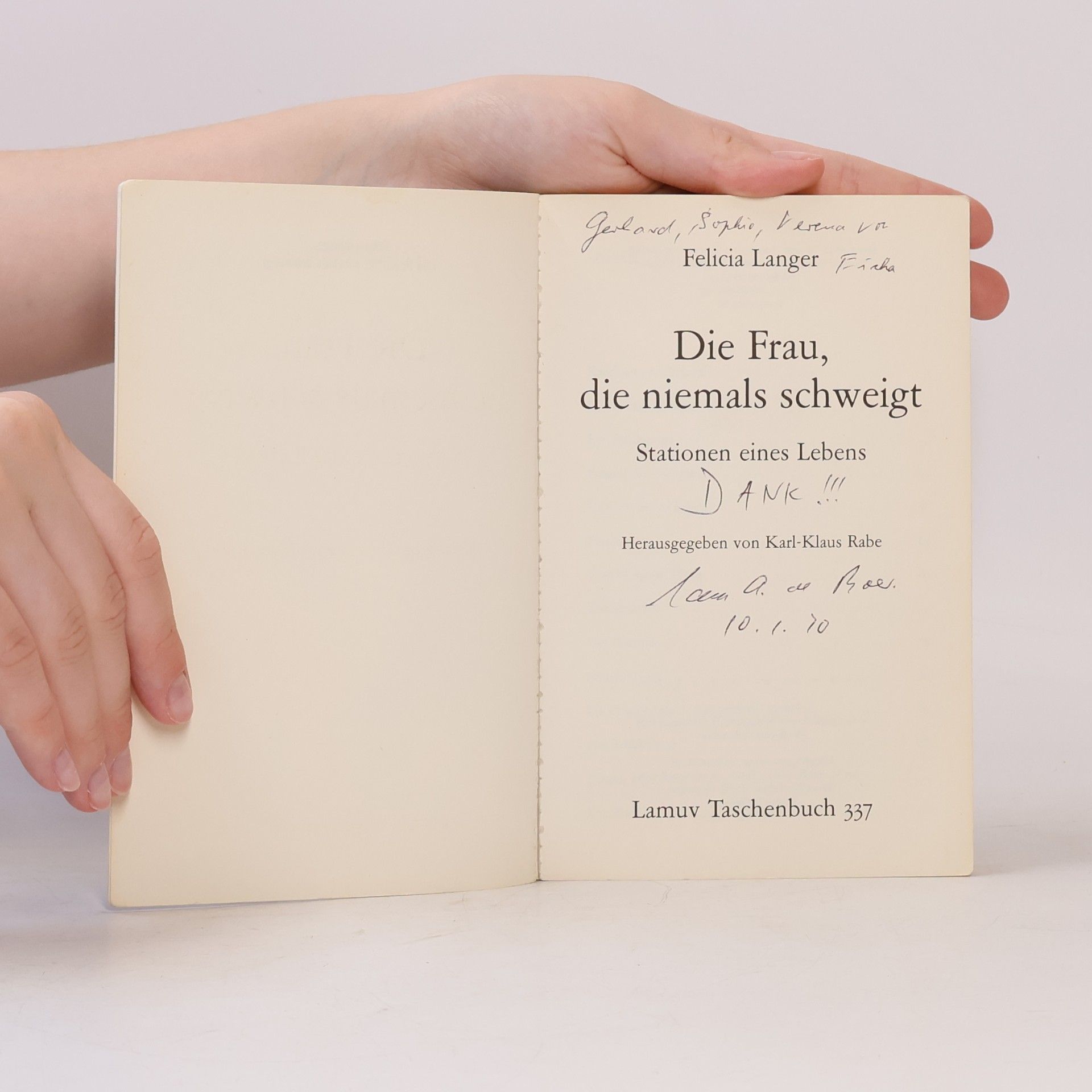 Felicia Langer Die Frau, die niemals schweigt