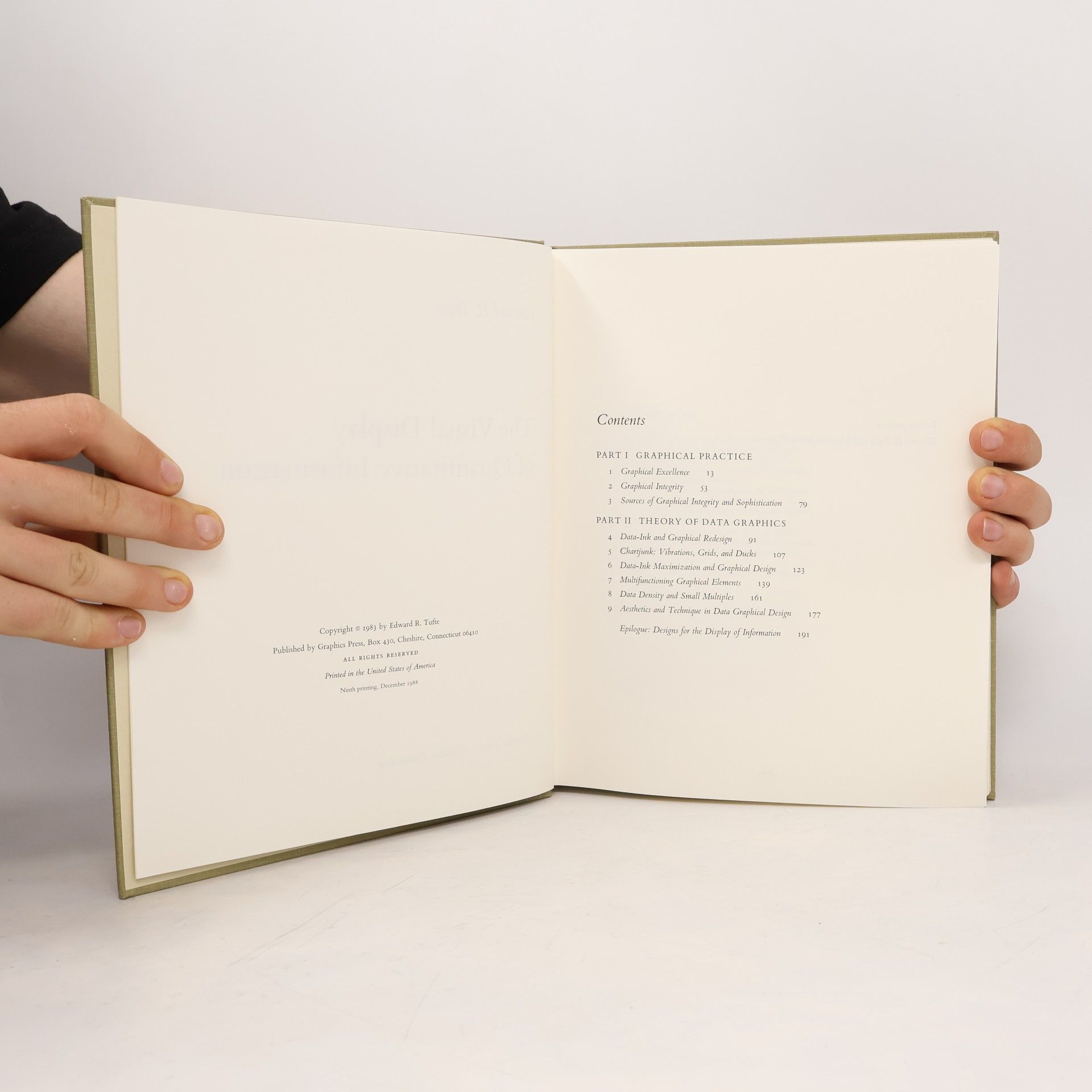 Edward R. Tufte The Visual Display of Quantitative Information