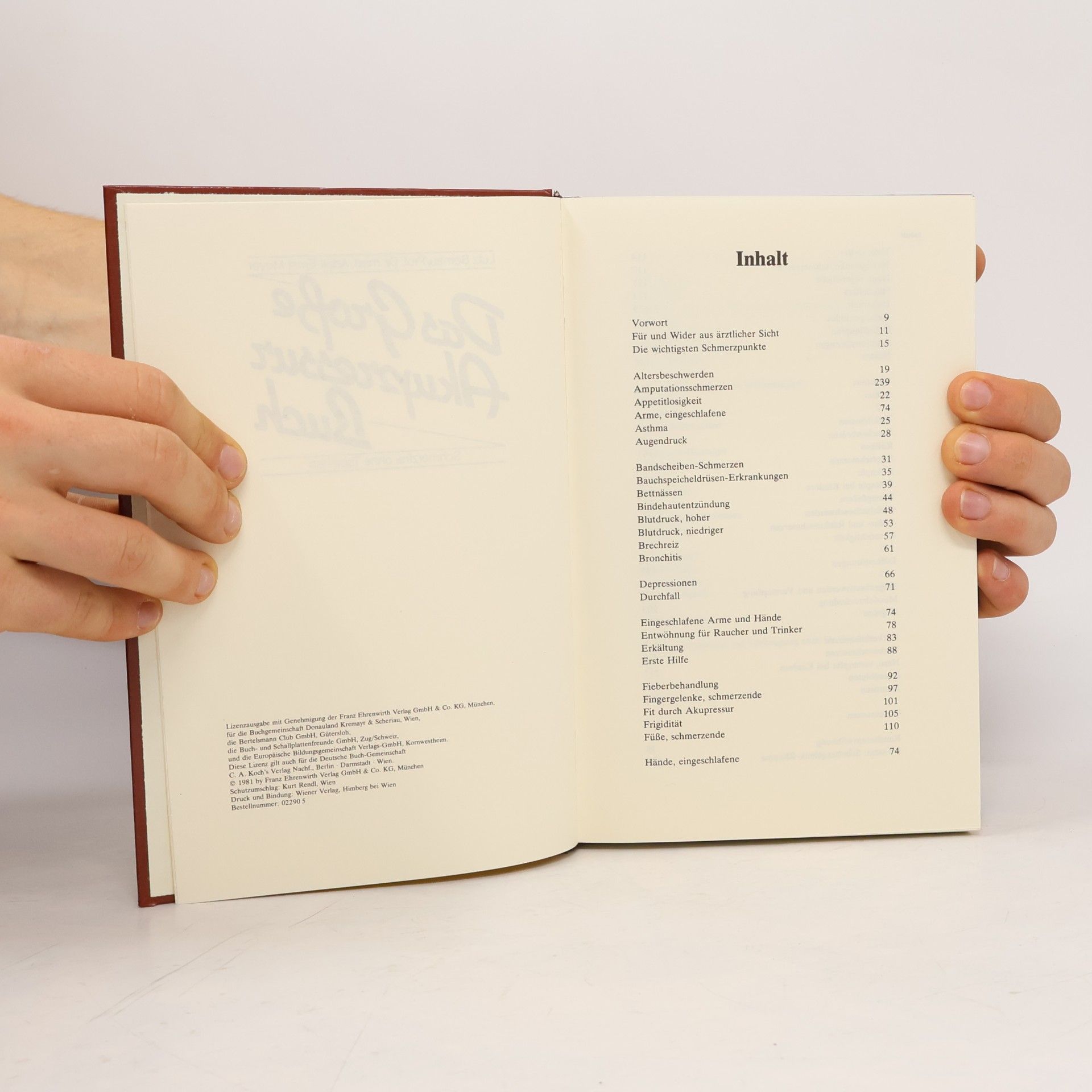 Autorenkollektiv Das Große Akupressur Buch. Schmerzfrei ohne Tabletten