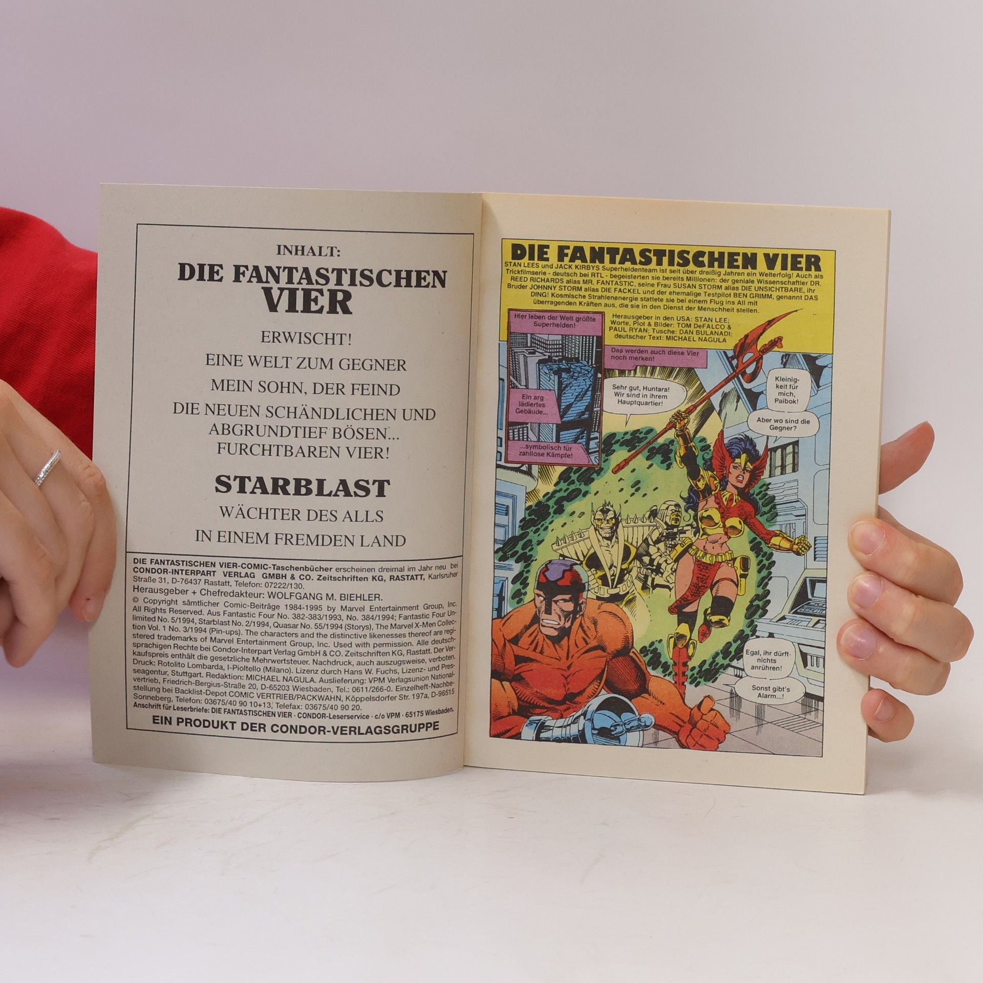 Autorenkollektiv Die Fantastischen Vier Comic Taschenbuch Nr. 11