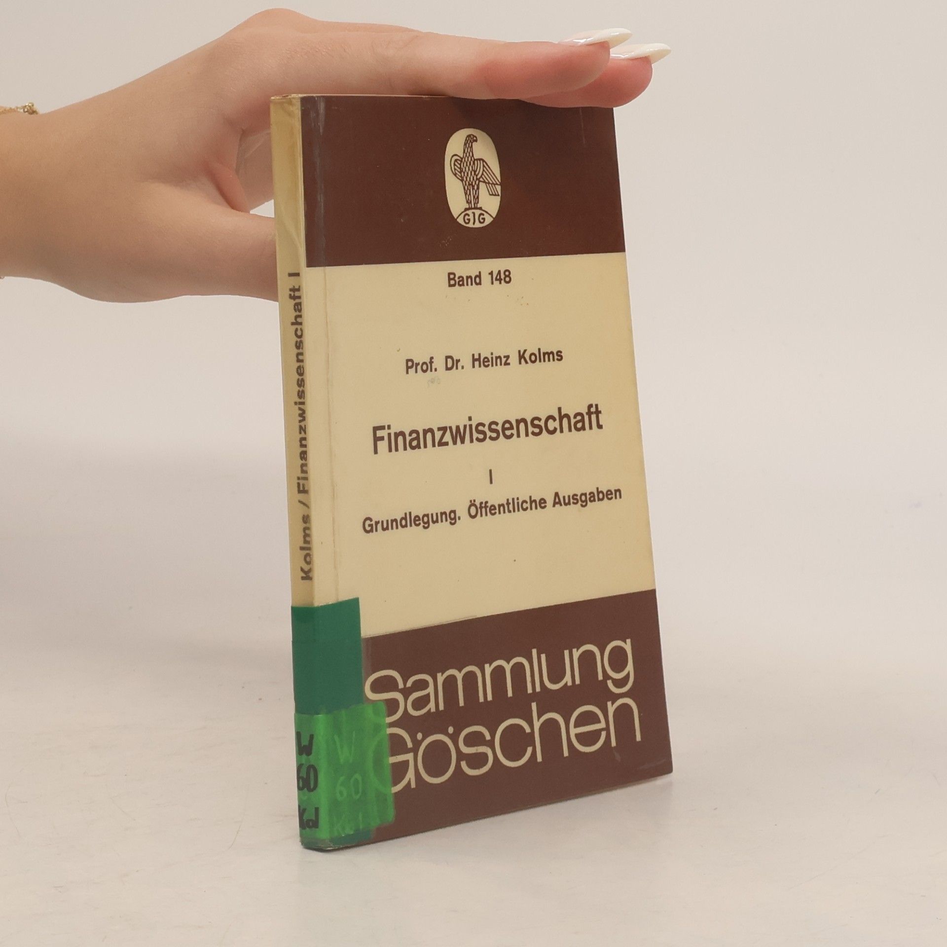 Finanzwissenschaft I.