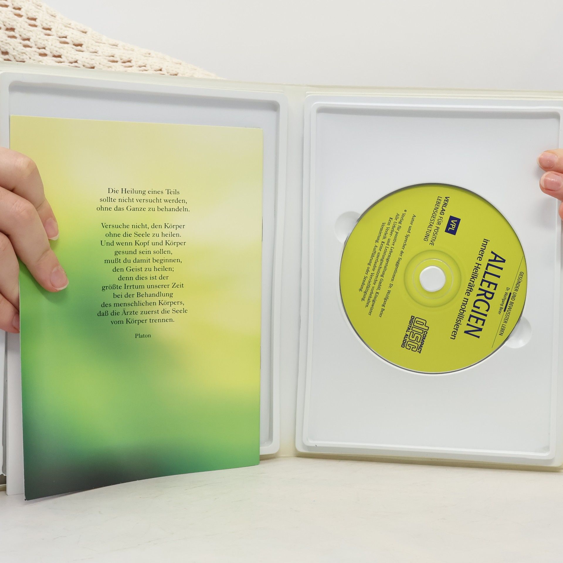 Wolfgang Beier Allergien, innere Heilkräfte mobilisieren, 1 CD-Audio