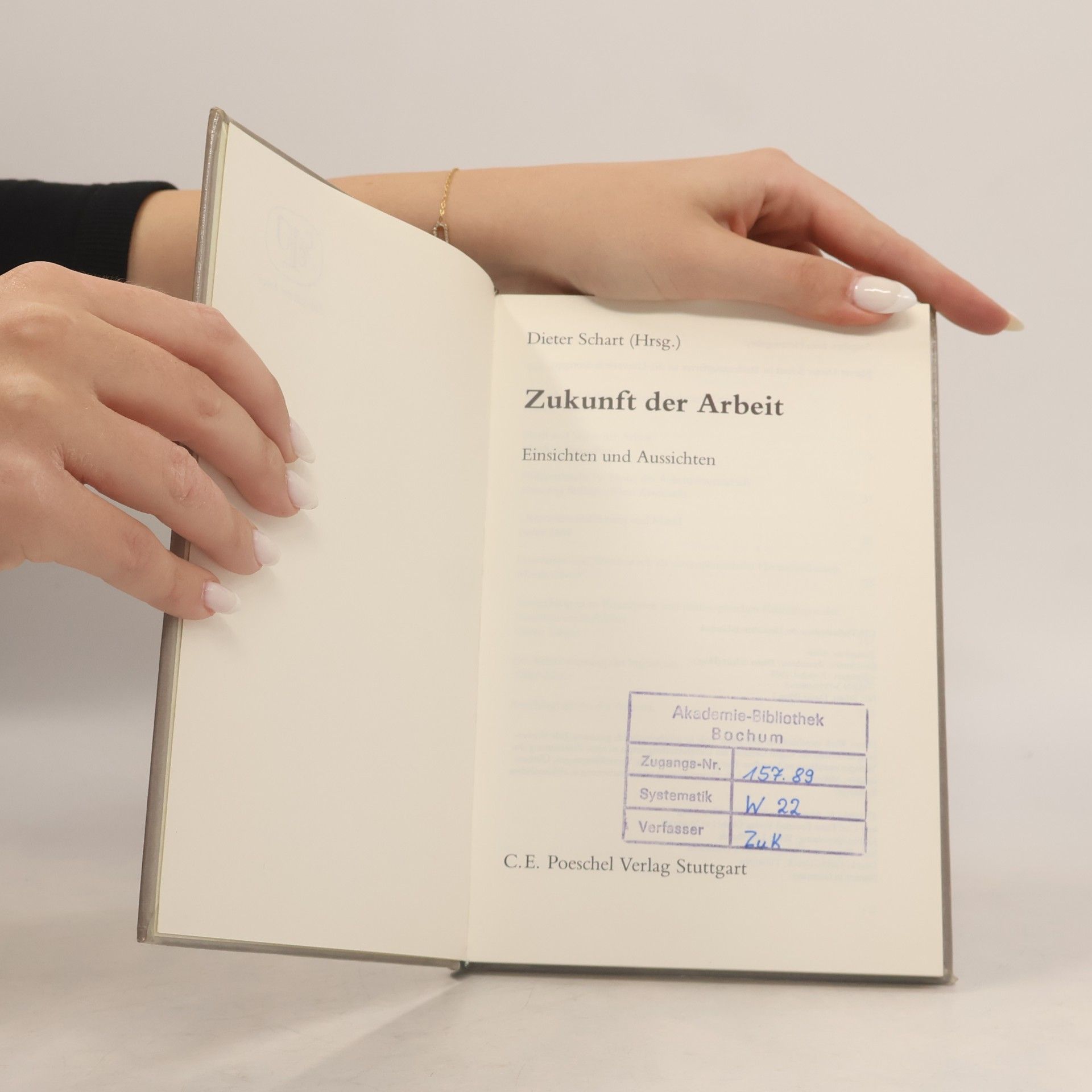 Dieter Schart Zukunft der Arbeit