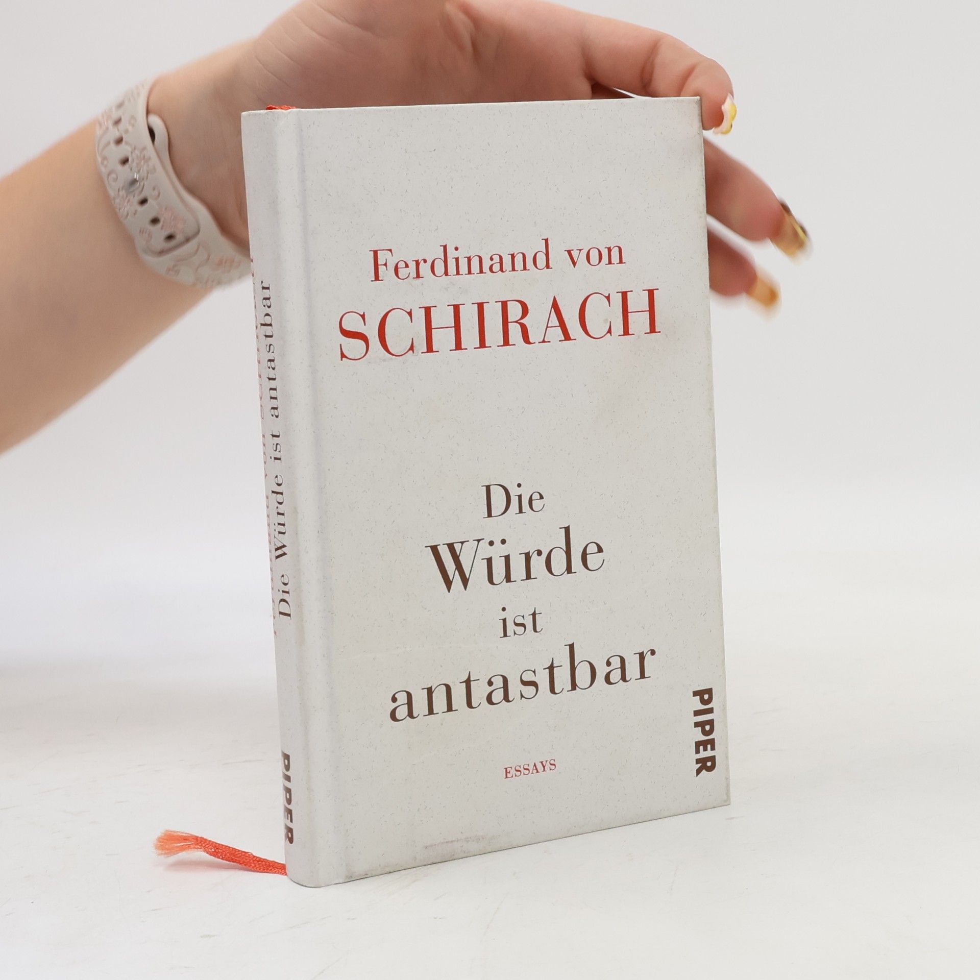 Ferdinand Schirach Die Würde ist antastbar