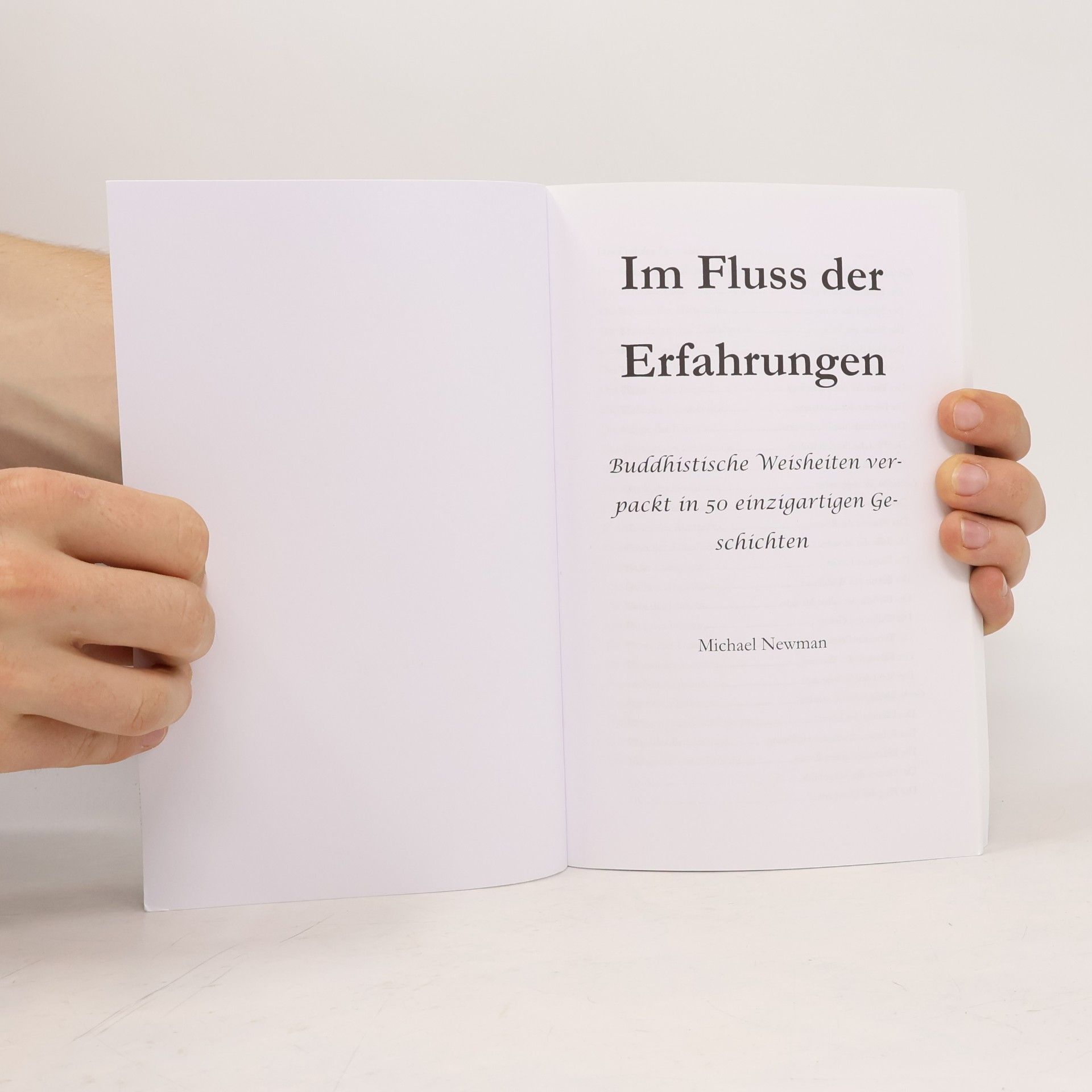 Michael Newman Im Fluss der Erfahrungen: Buddhistische Weisheiten verpackt in 50 einzigartigen Geschichten