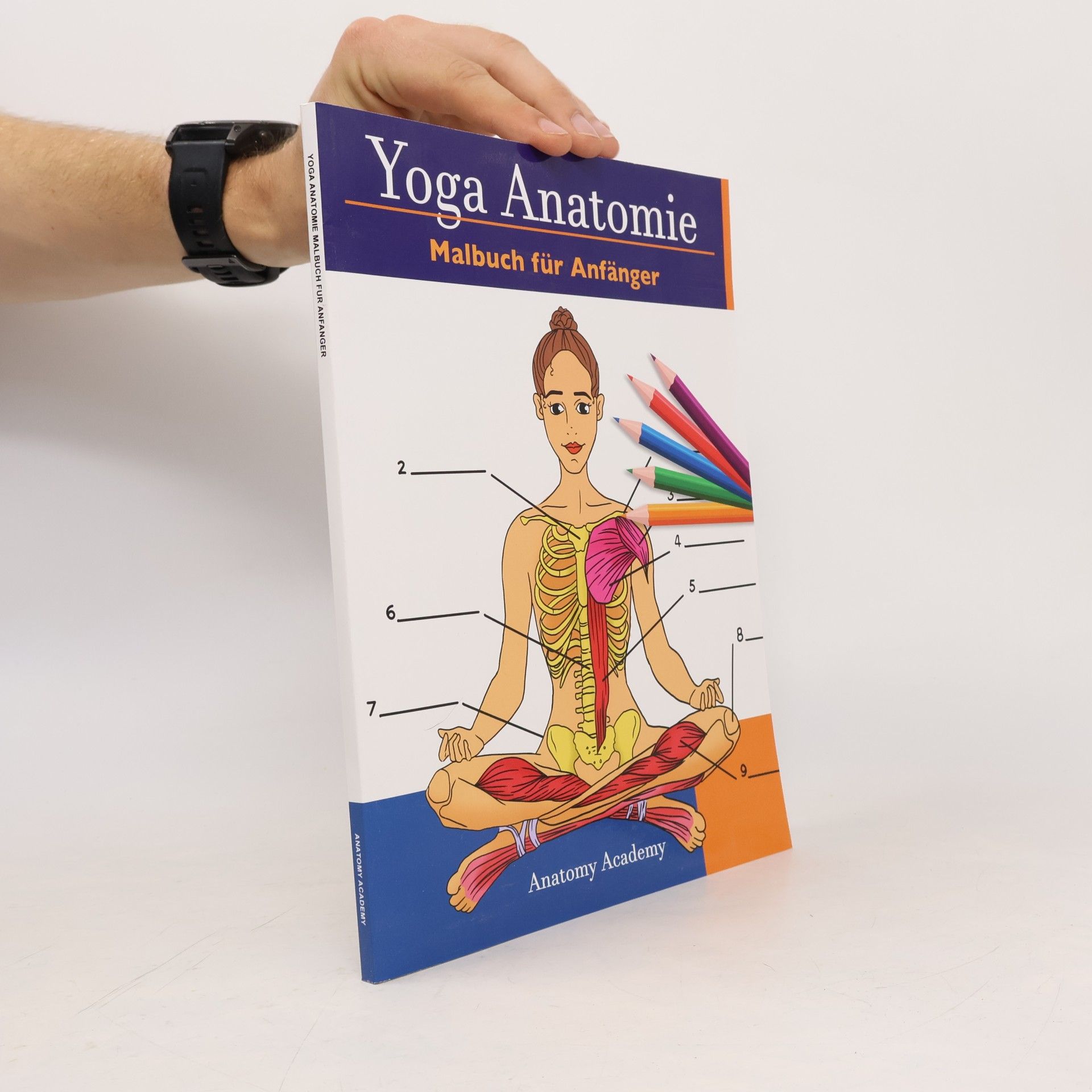 Anatomy Academy Yoga Anatomie Malbuch für Anfänger