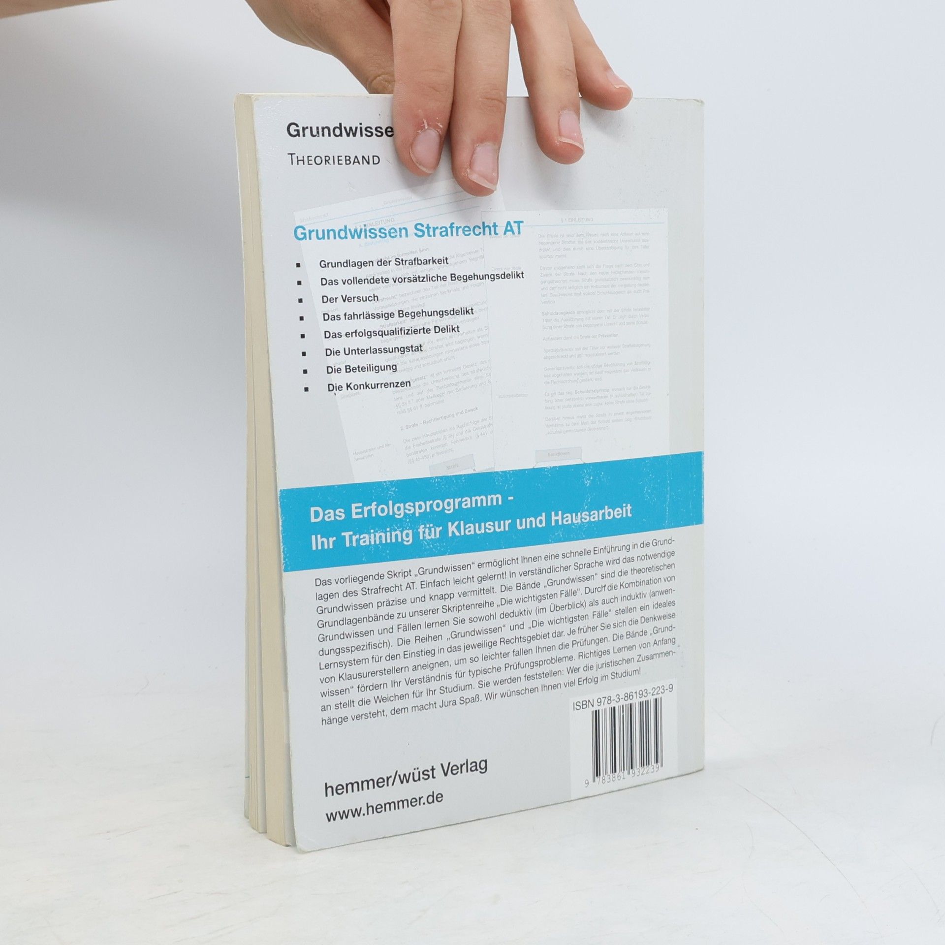 Karl-Edmund Hemmer Grundwissen StrafR AT