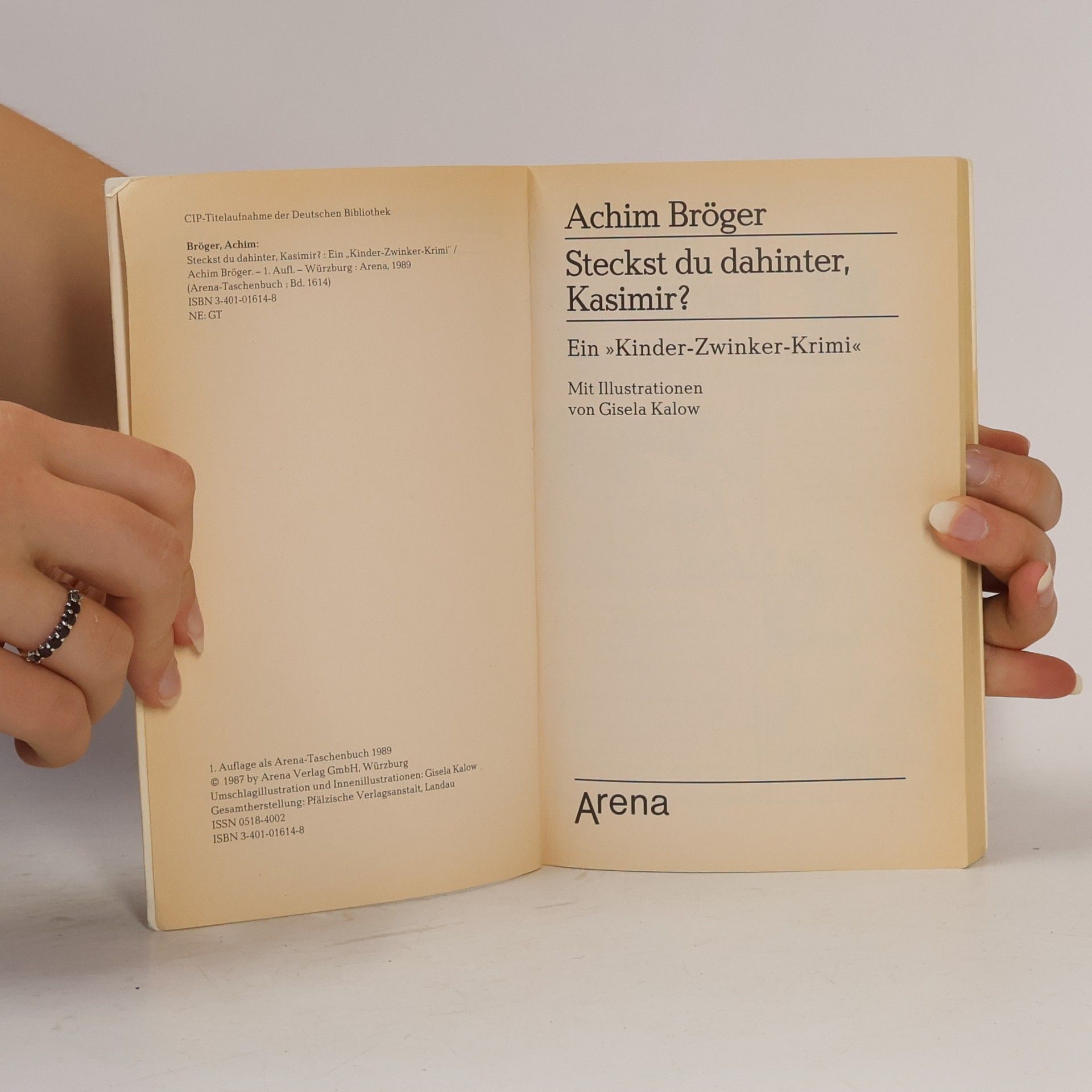 Achim Bröger Arena Taschenbücher: Steckst du dahinter, Kasimir?