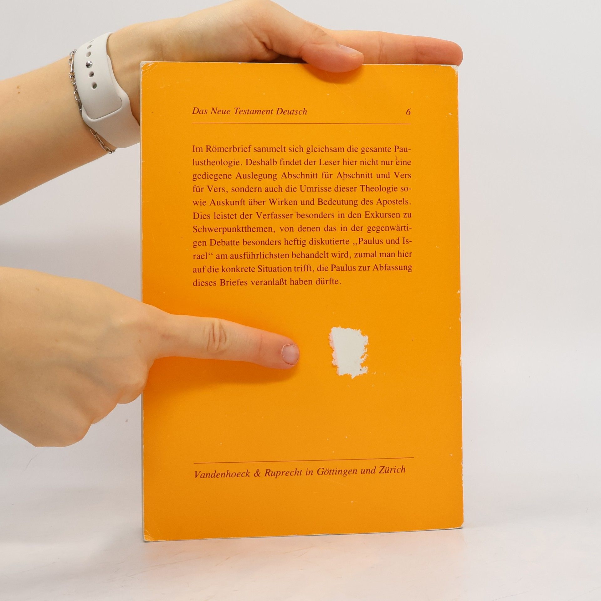 Peter Stuhlmacher Das Neue Testament 6. Der Brief an die Römer
