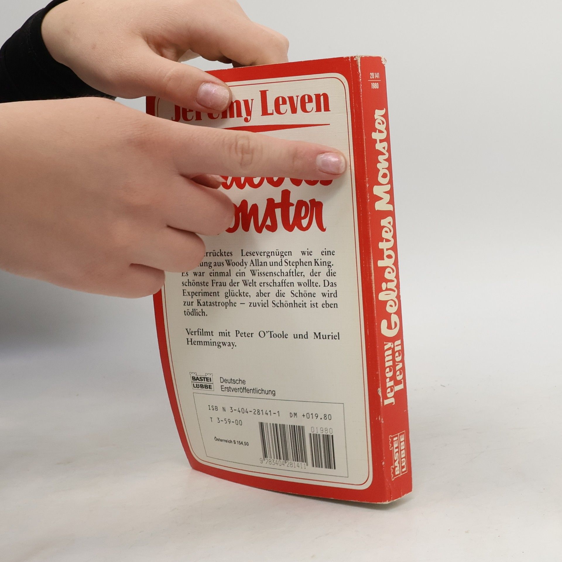 Jeremy Leven Geliebtes Monster.