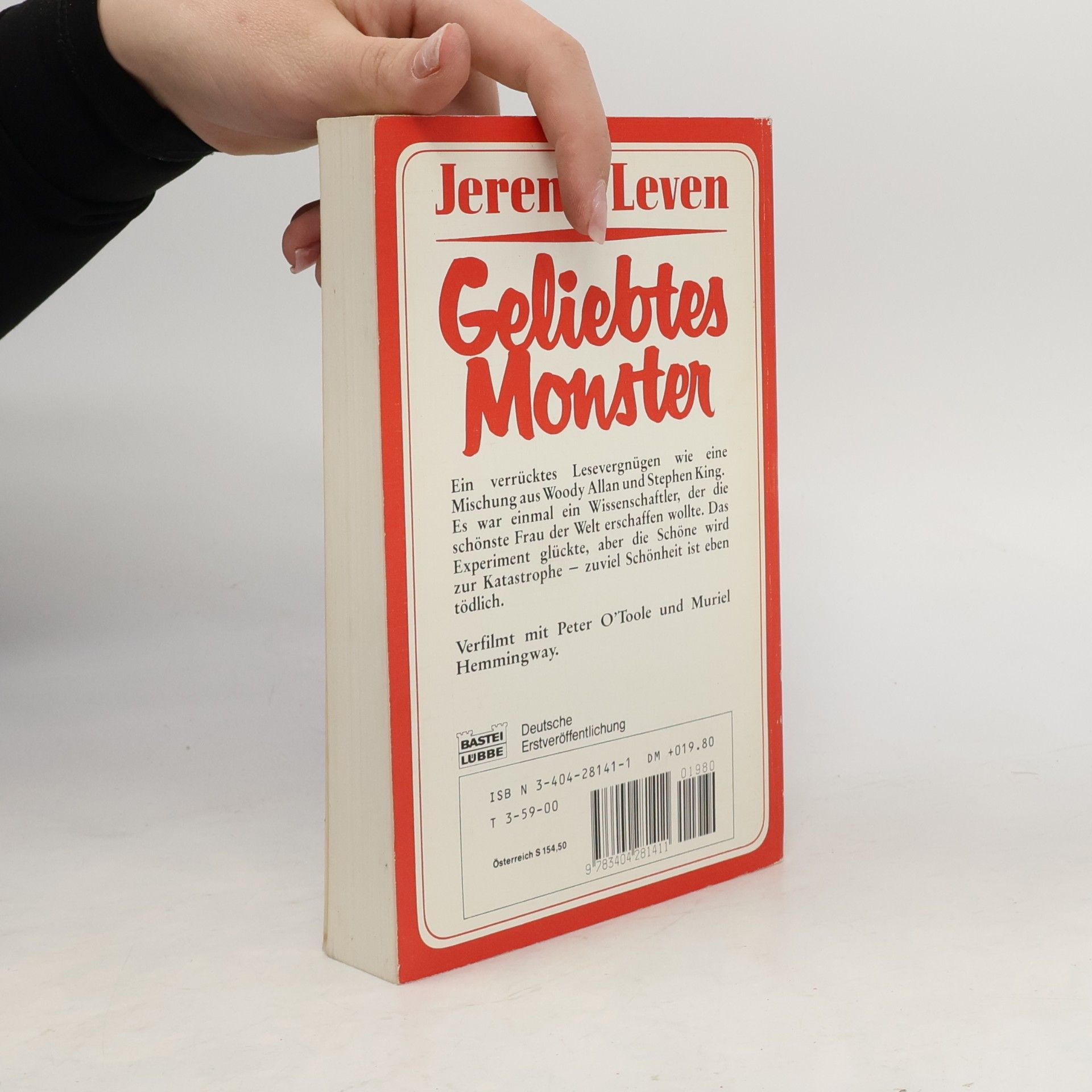 Jeremy Leven Geliebtes Monster.