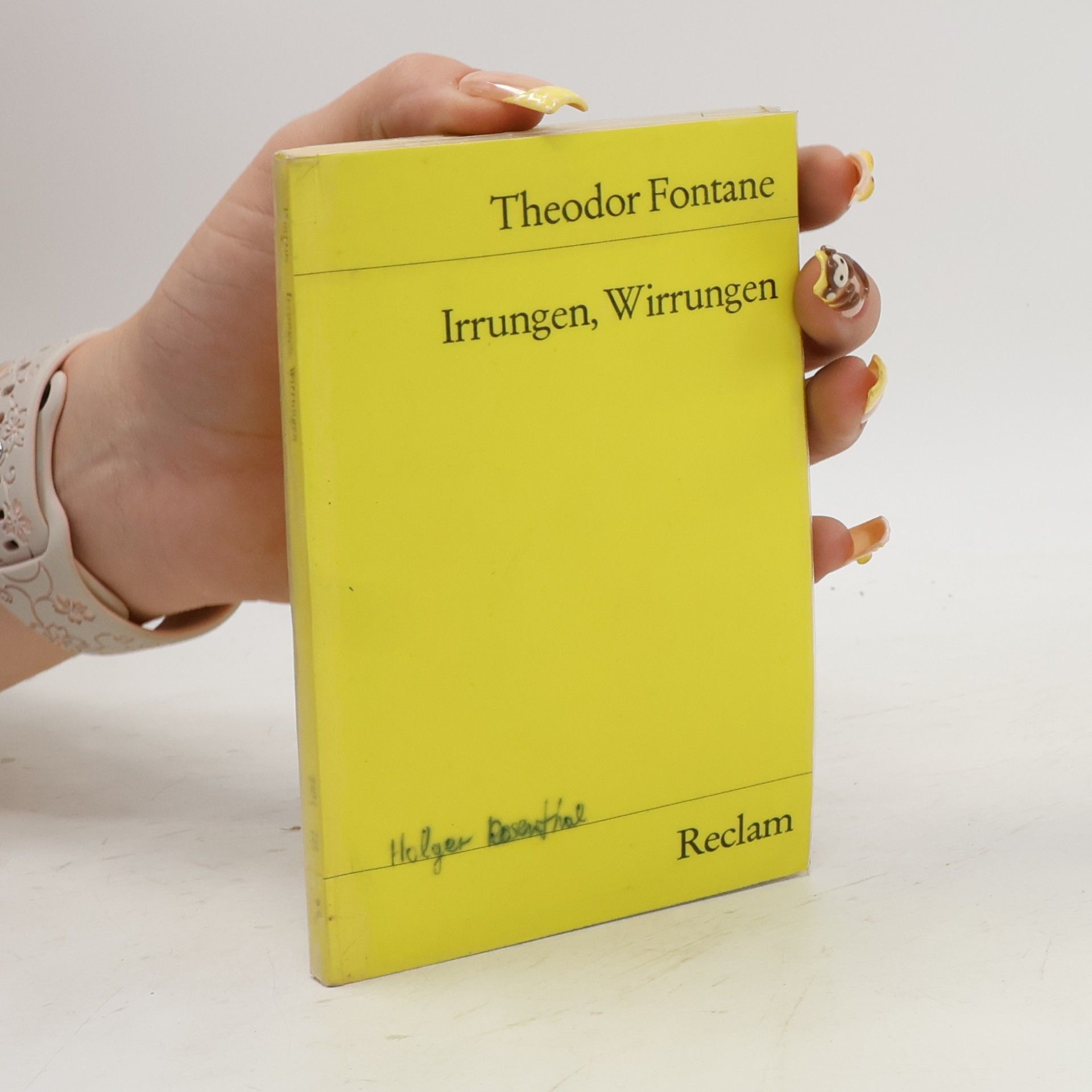 Theodor Fontane Irrungen Wirrungen