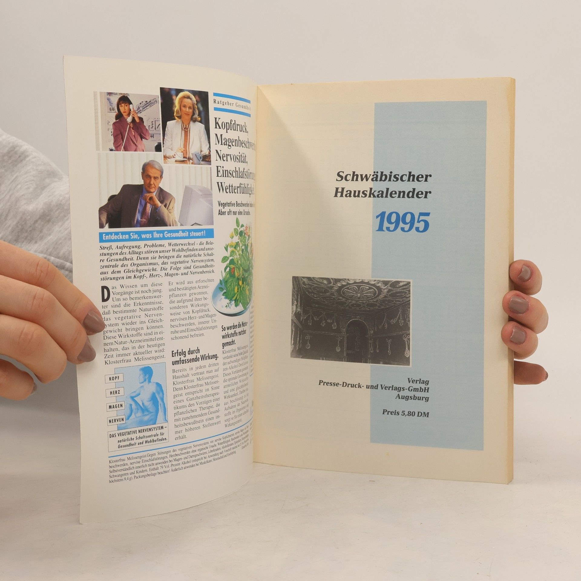 Various authors Schwäbischer Hauskalender 1995