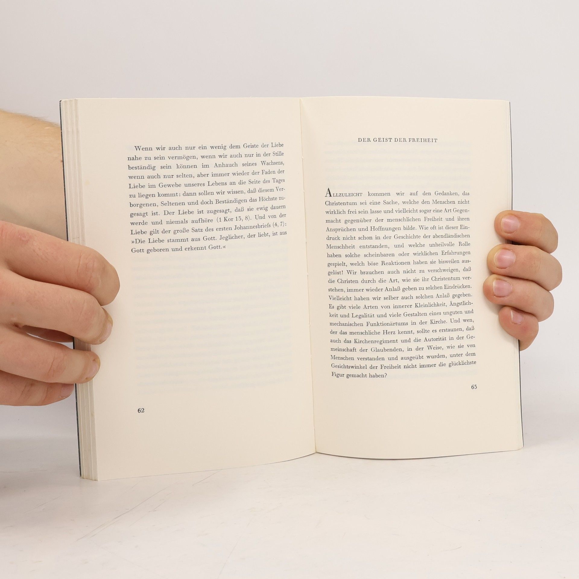 Bernhard Welte Vom Geist des Christentums