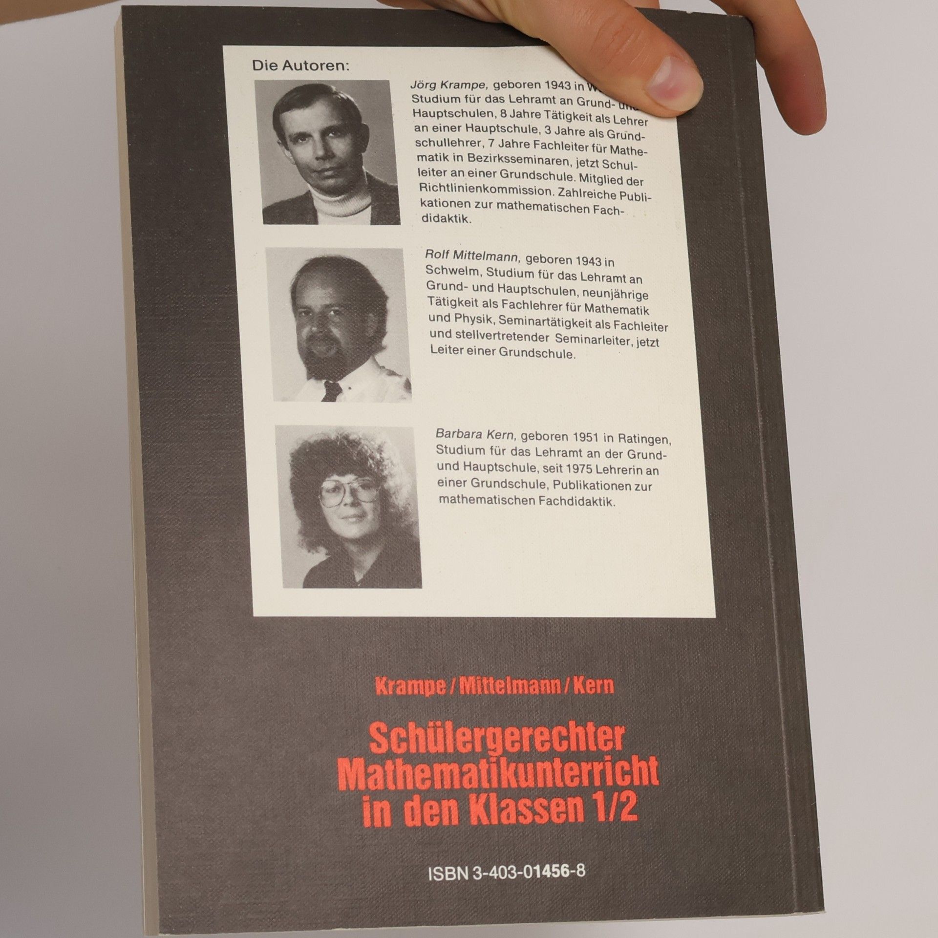 Jörg Krampe Schülergerechter Mathematikunterricht in den Klassen 1/2
