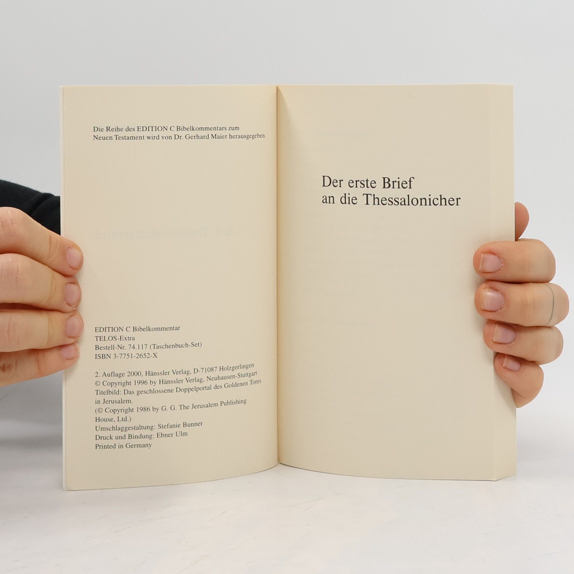 Eberhard Hahn 1. & 2. Thessalonicherbrief