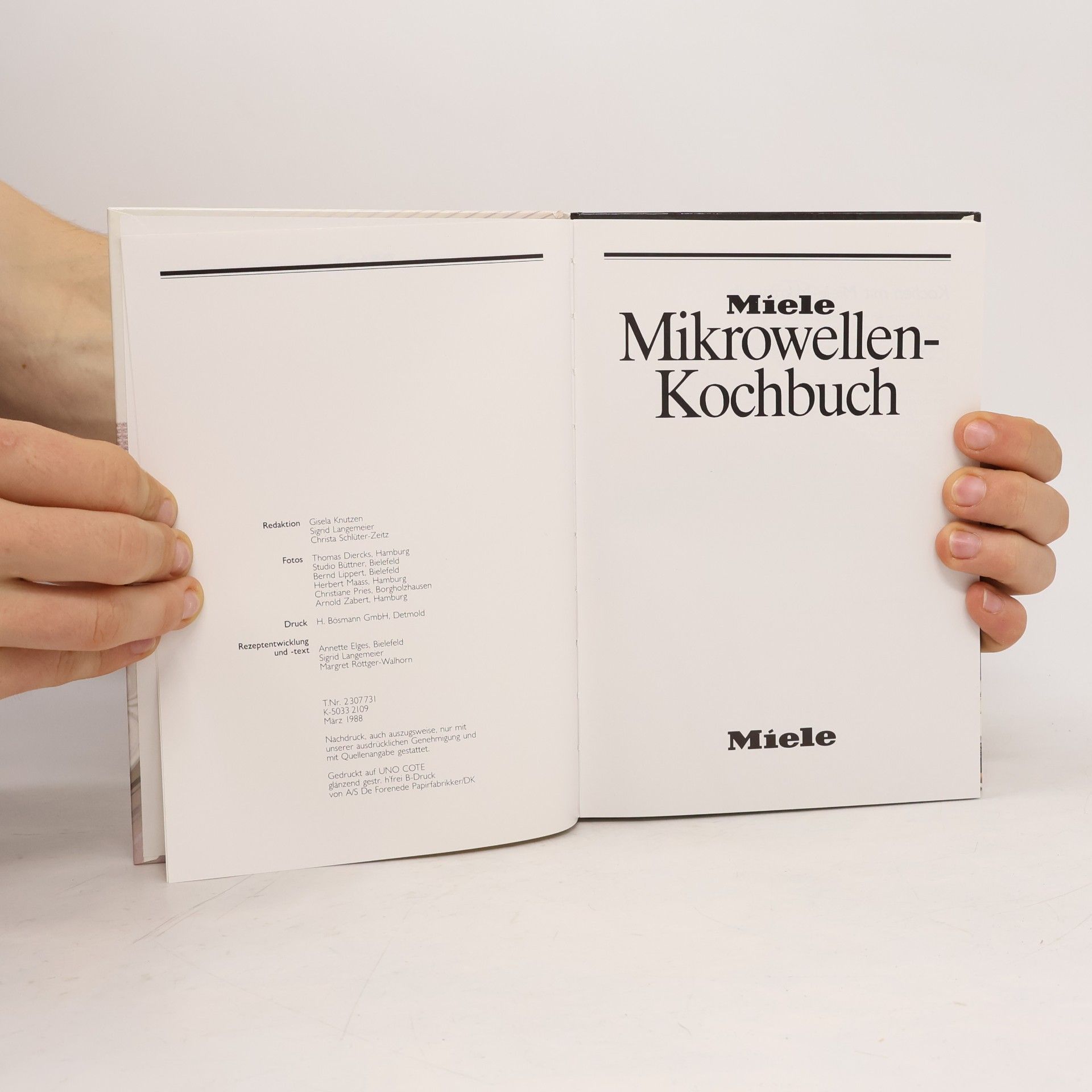 kolektiv Miele Mikrowellen-Kochbuch