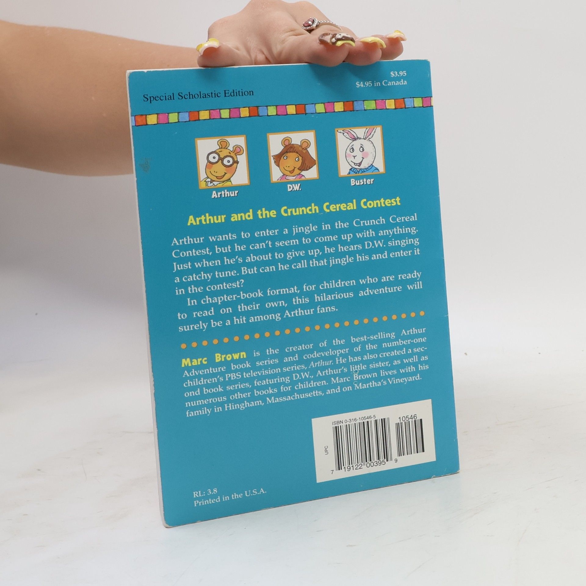 Marc Tolon Brown Arthur Chapter Book - 4: Arthur and the Crunch Cereal Contest