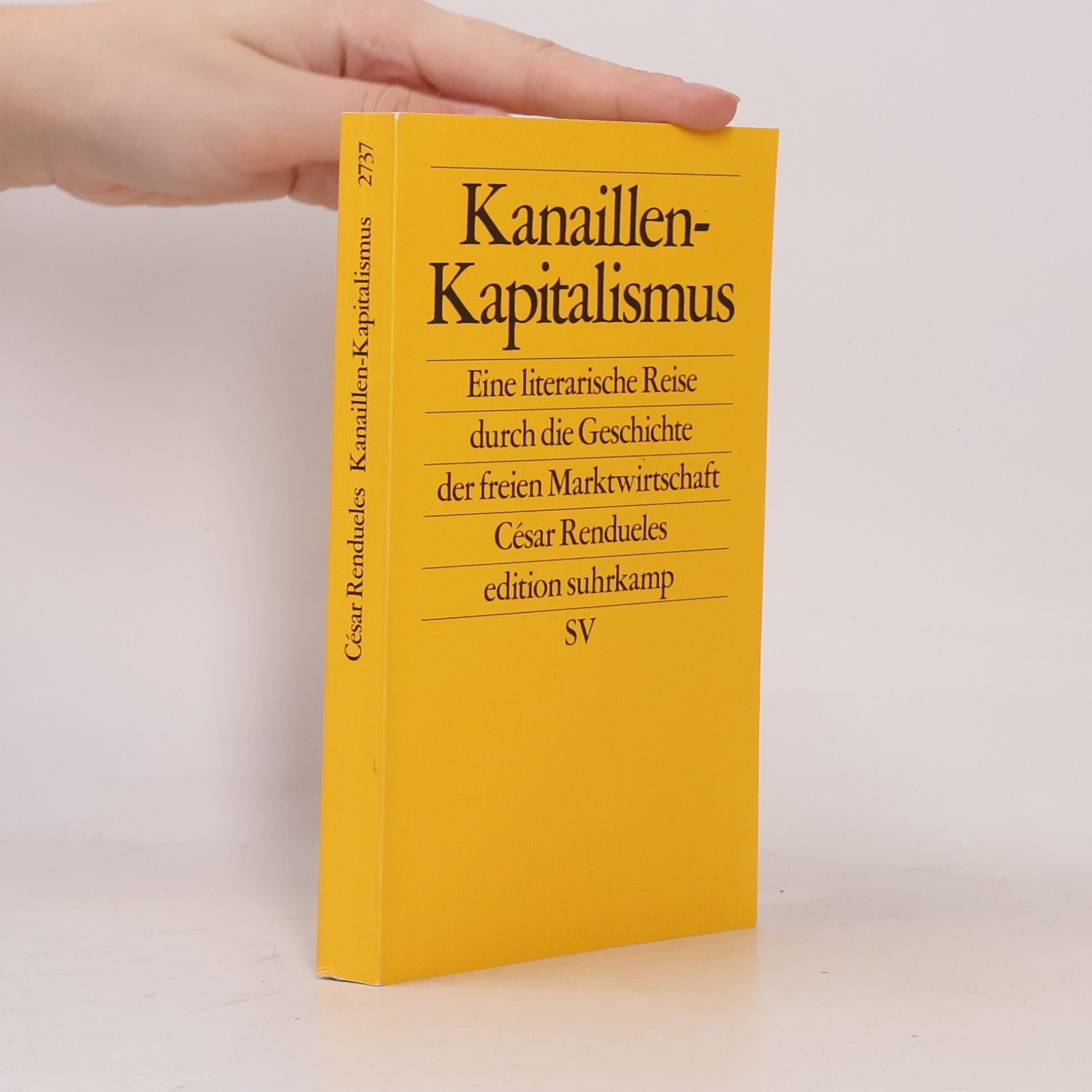 César Rendueles Menéndez de Llano Kanaillen-Kapitalismus