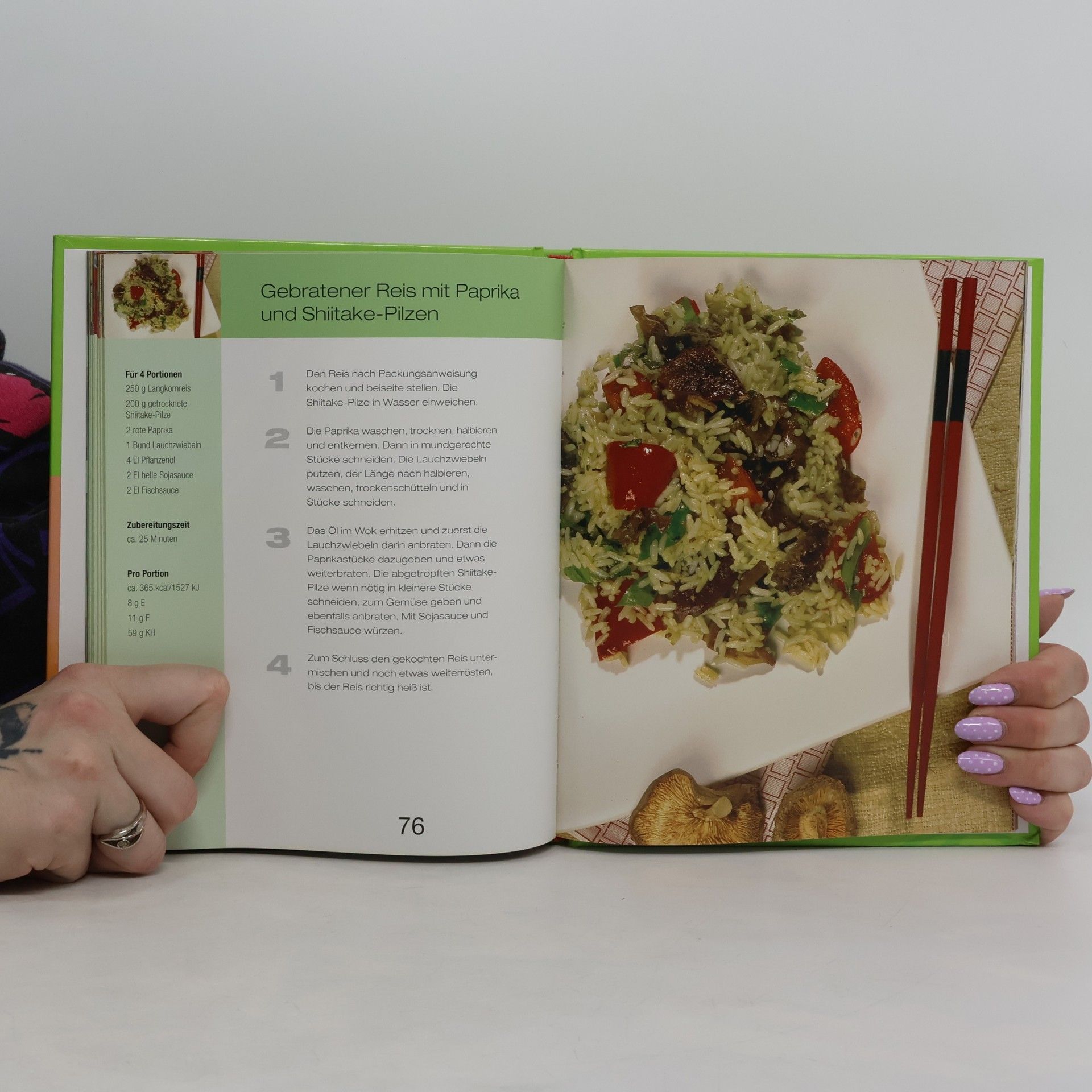 Kochen mit dem Wok Gemüse