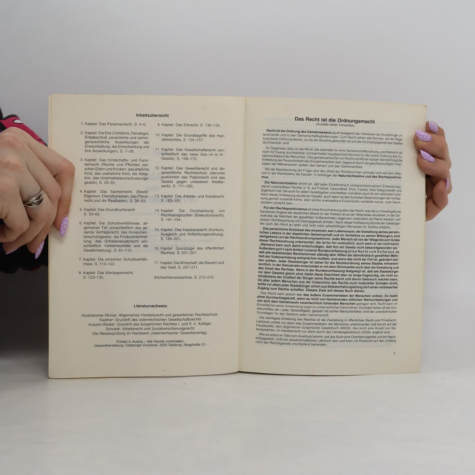 Josef Zarl ABC des Wirtschaftsrechts