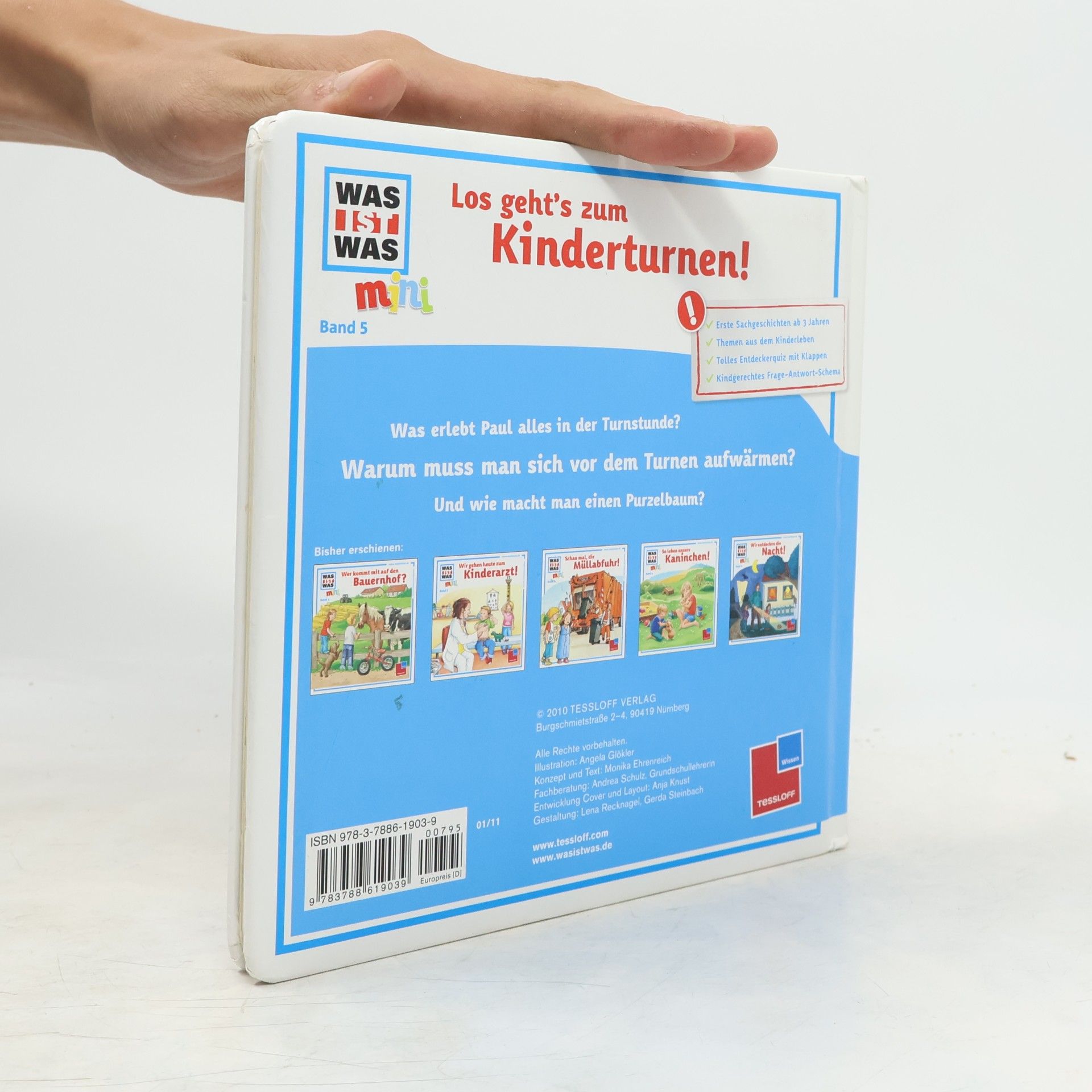 Angela Glökler Los geht's zum Kinderturnen!
