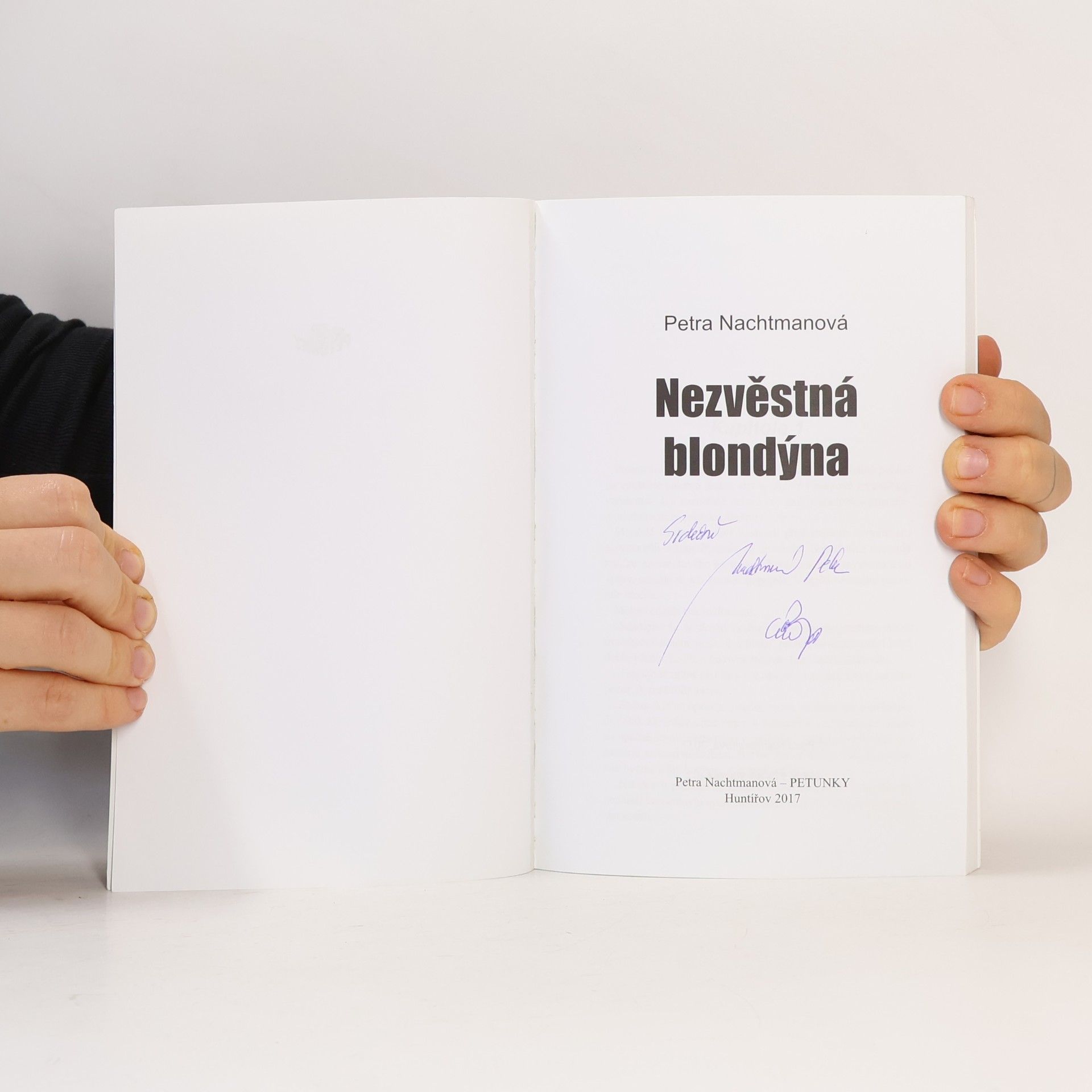 Petra Nachtmanová Nezvěstná blondýna
