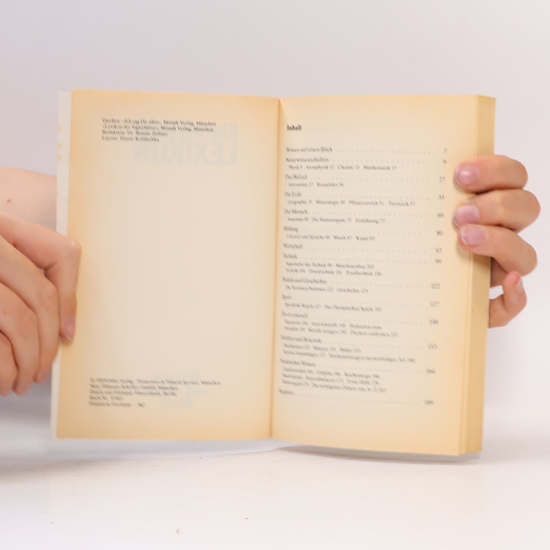 Kolektiv autorů Kleines Hand Lexikon. Wissenswertes von A-Z