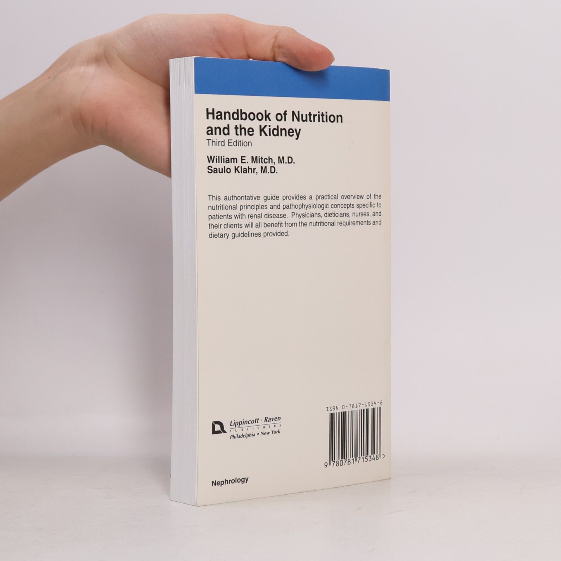 William E. Mitch Handbook of Nutrition & the Kidney