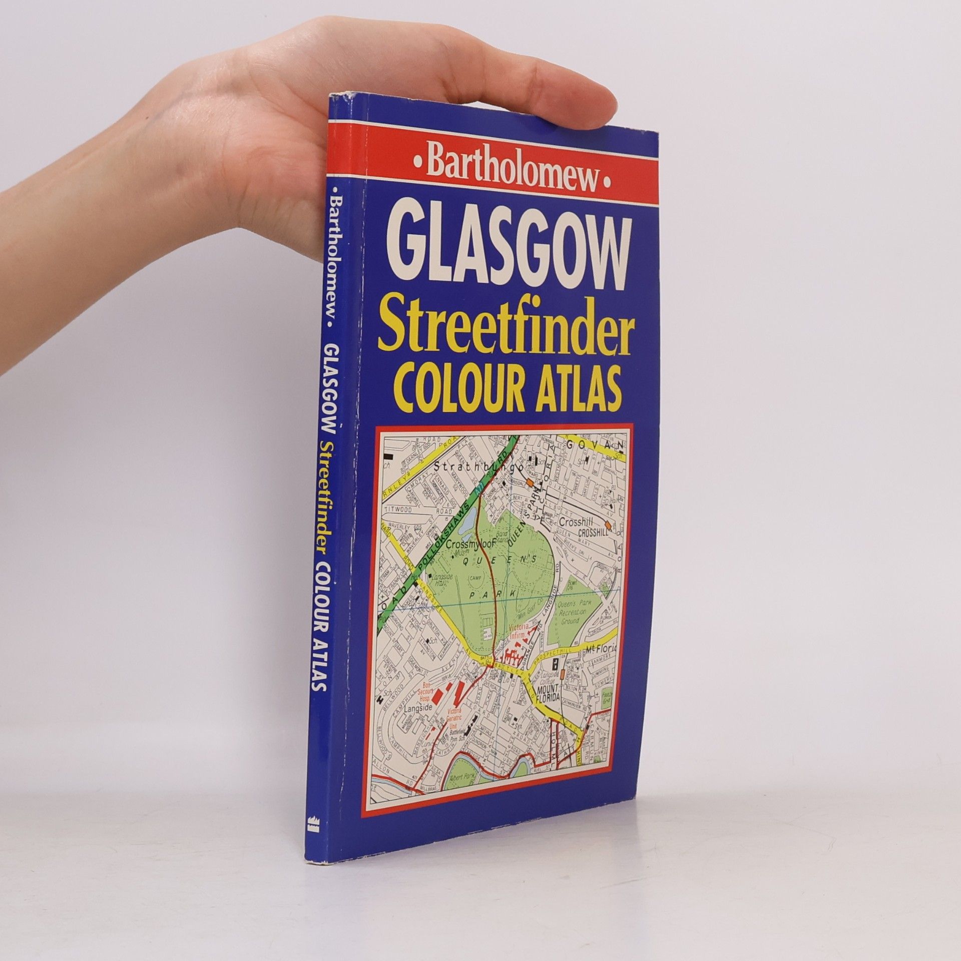 Bartholomew Glasgow streetfinder colour atlas