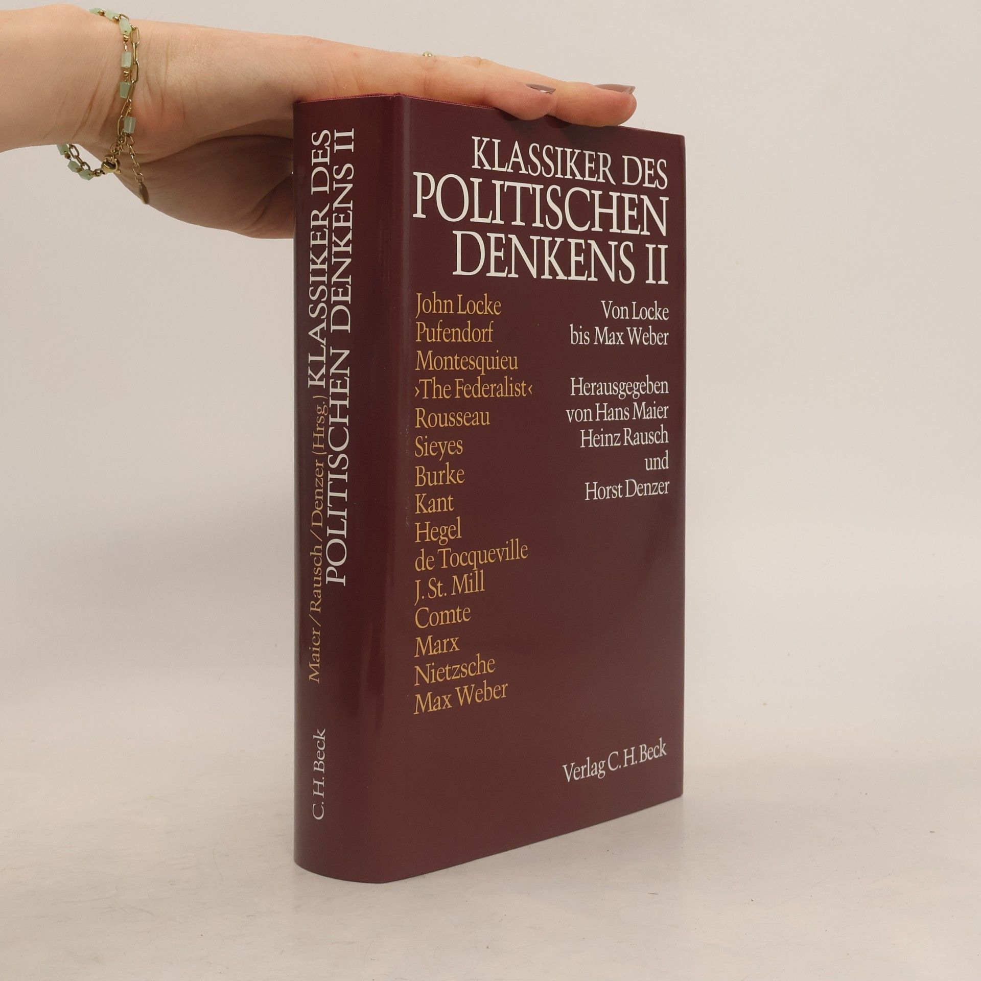 Heinz Volker Rausch Klassiker des politischen Denkens