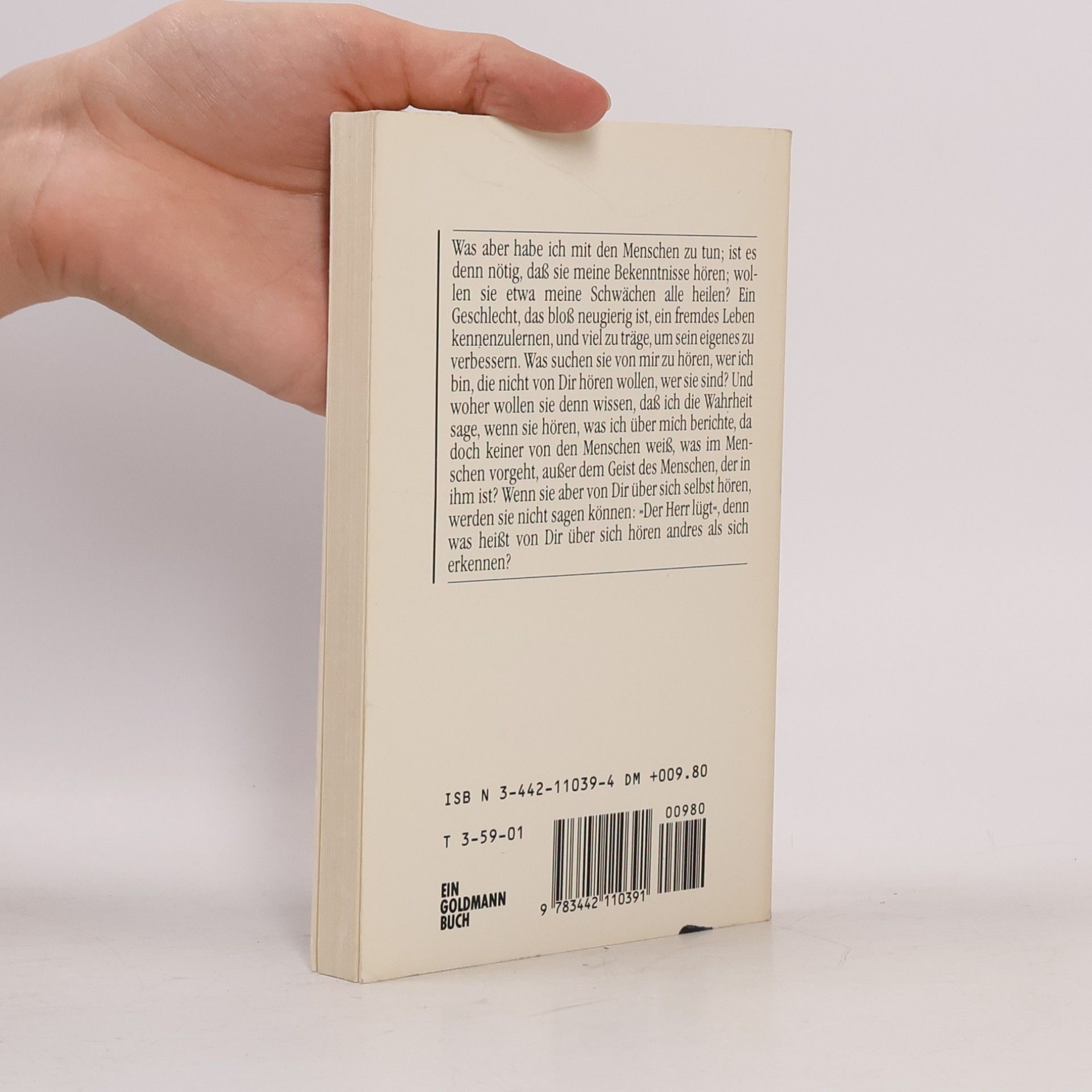 Augustinus Ausgewählte Texte