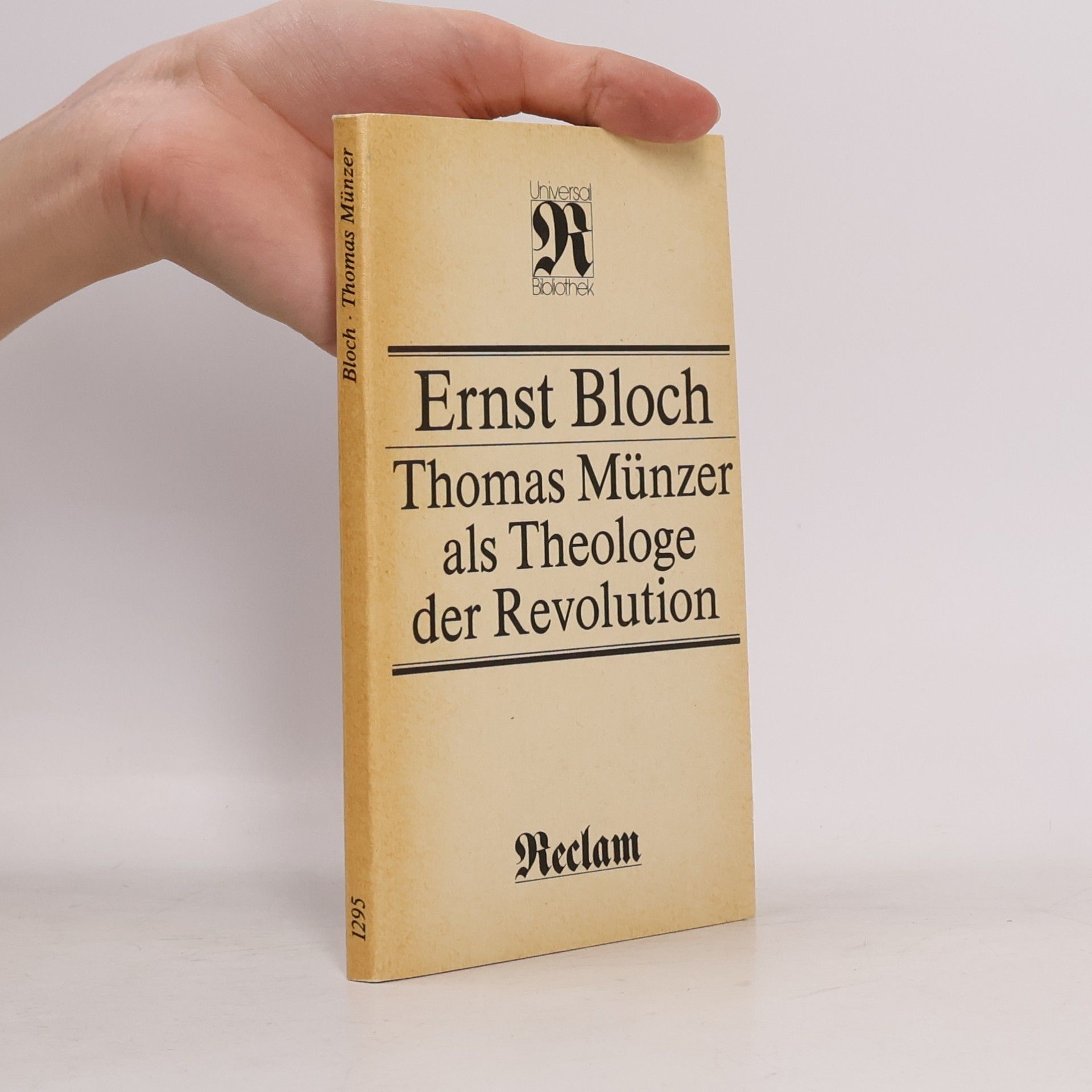 Thomas Münzer als Theologe der Revolution