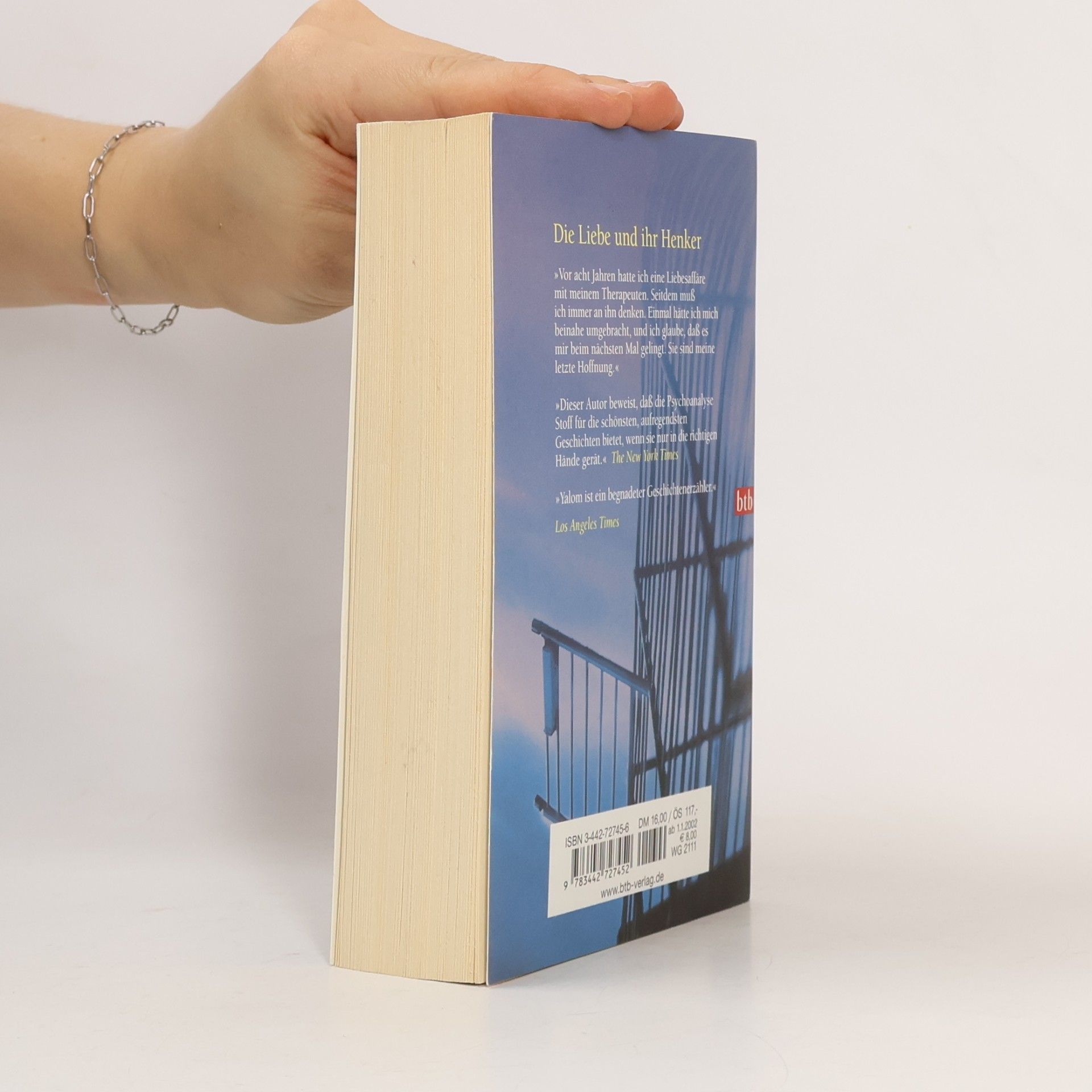 Irvin D. Yalom Die Liebe und ihr Henker