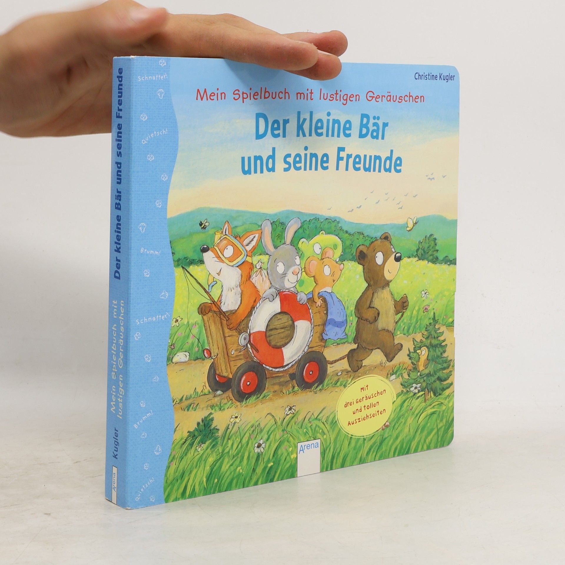 Mein Spielbuch mit lustigen Geräuschen - Der kleine Bär und seine Freunde: Mit drei Geräuschen und tollen Ausziehseiten