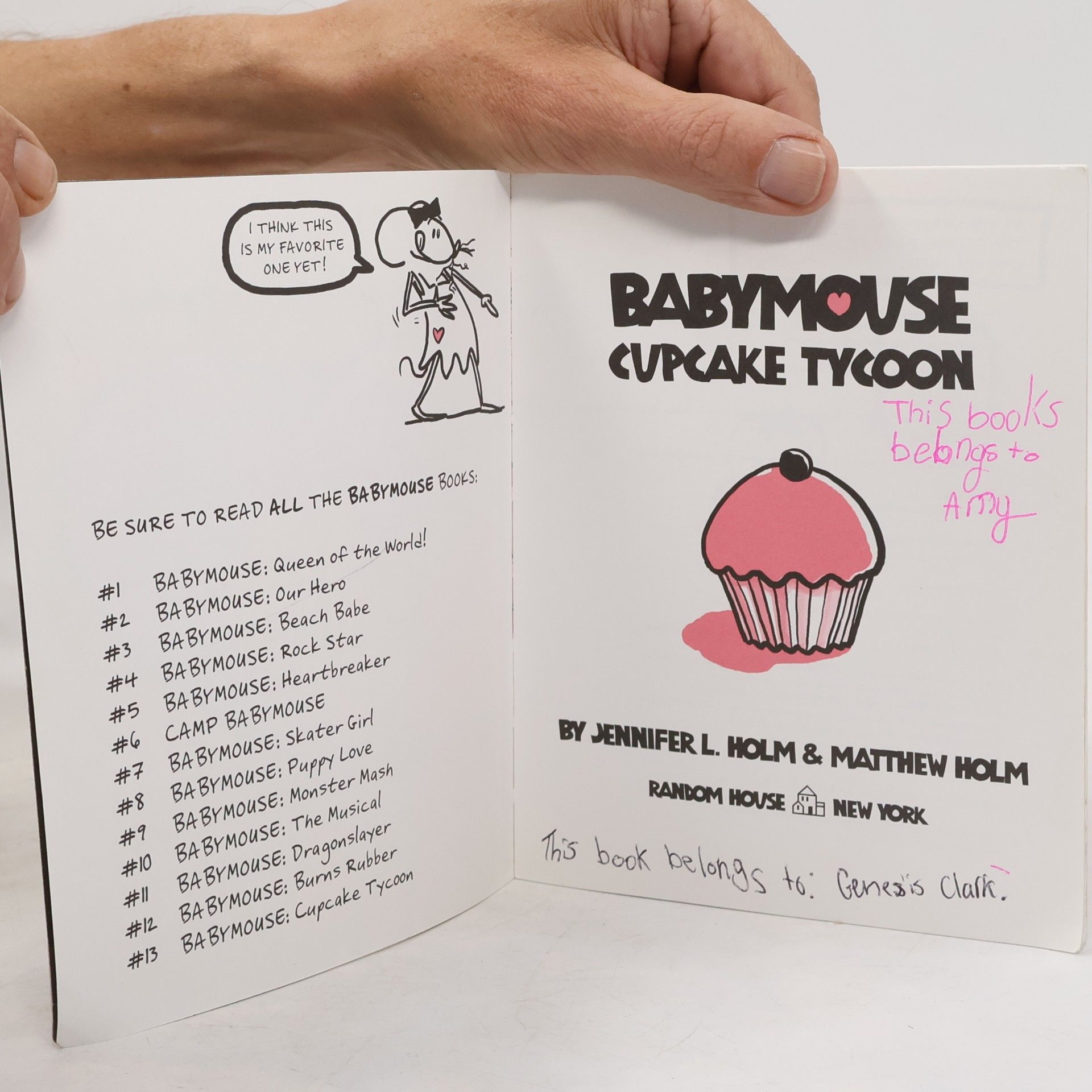 Jennifer L. Holm Babymouse. Cupcake Tycoon