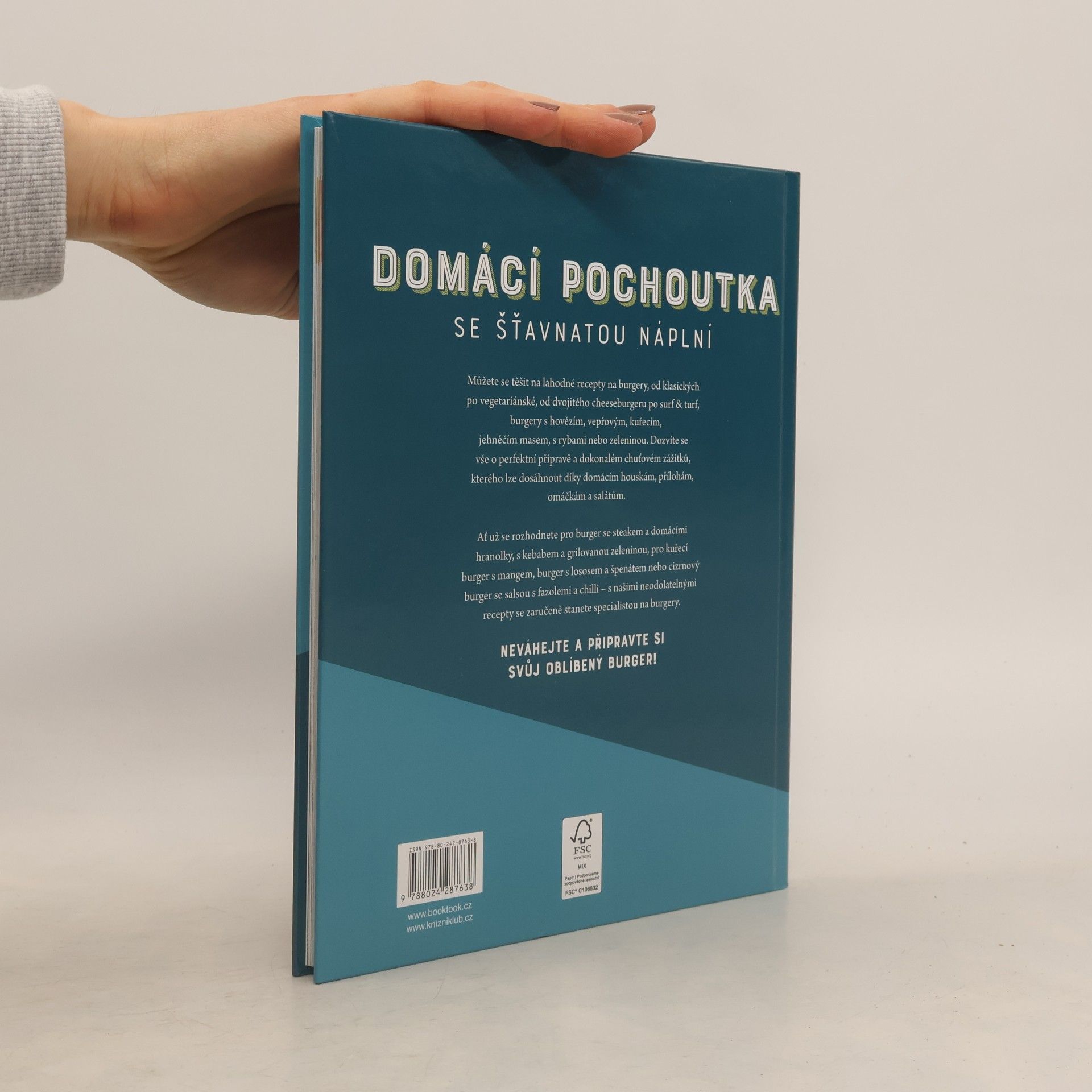 Sabine Durdel-Hoffmann Báječná kniha o burgerech a grilování