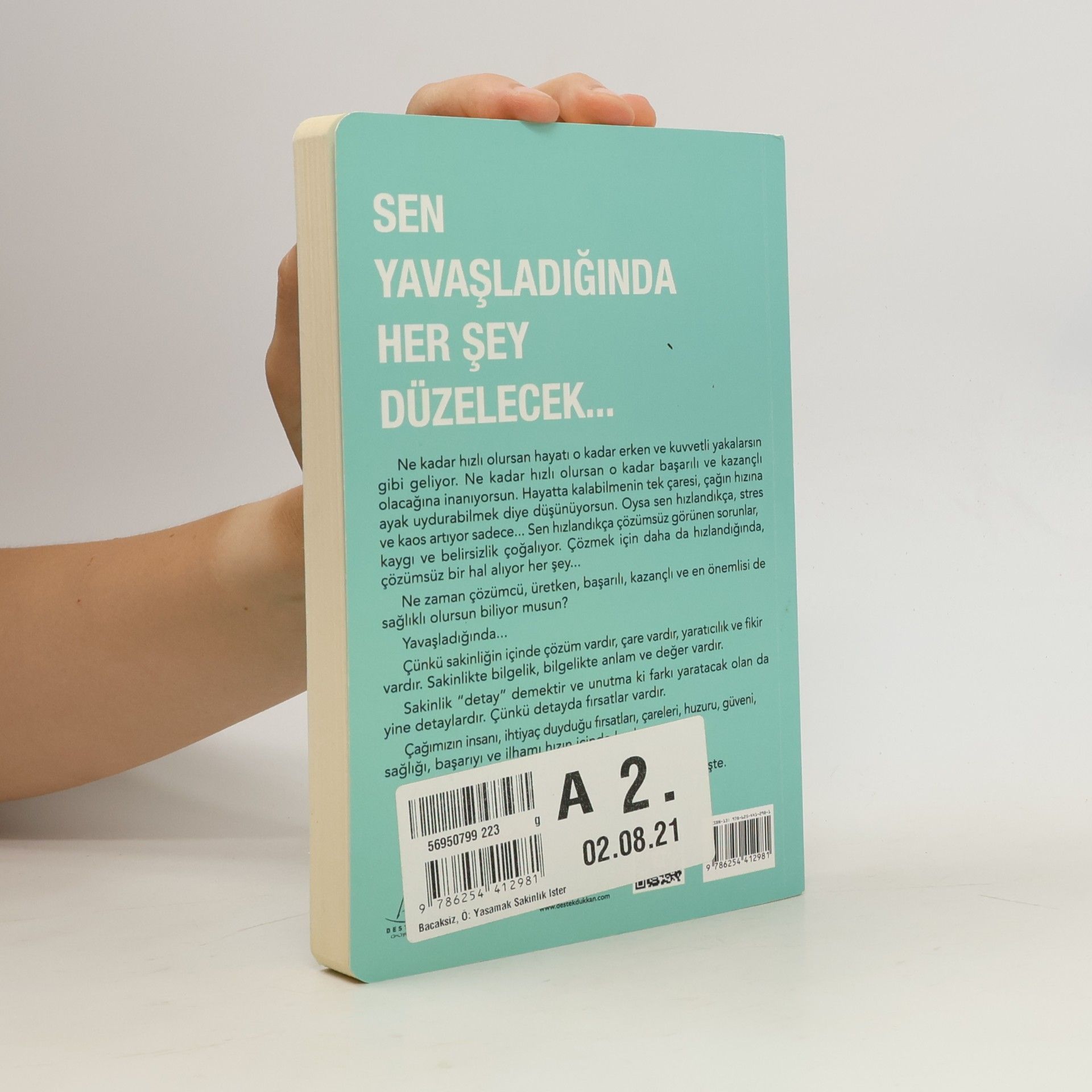 Özgür Bacaksiz Yasamak sakinlik ister - 50. BASKI