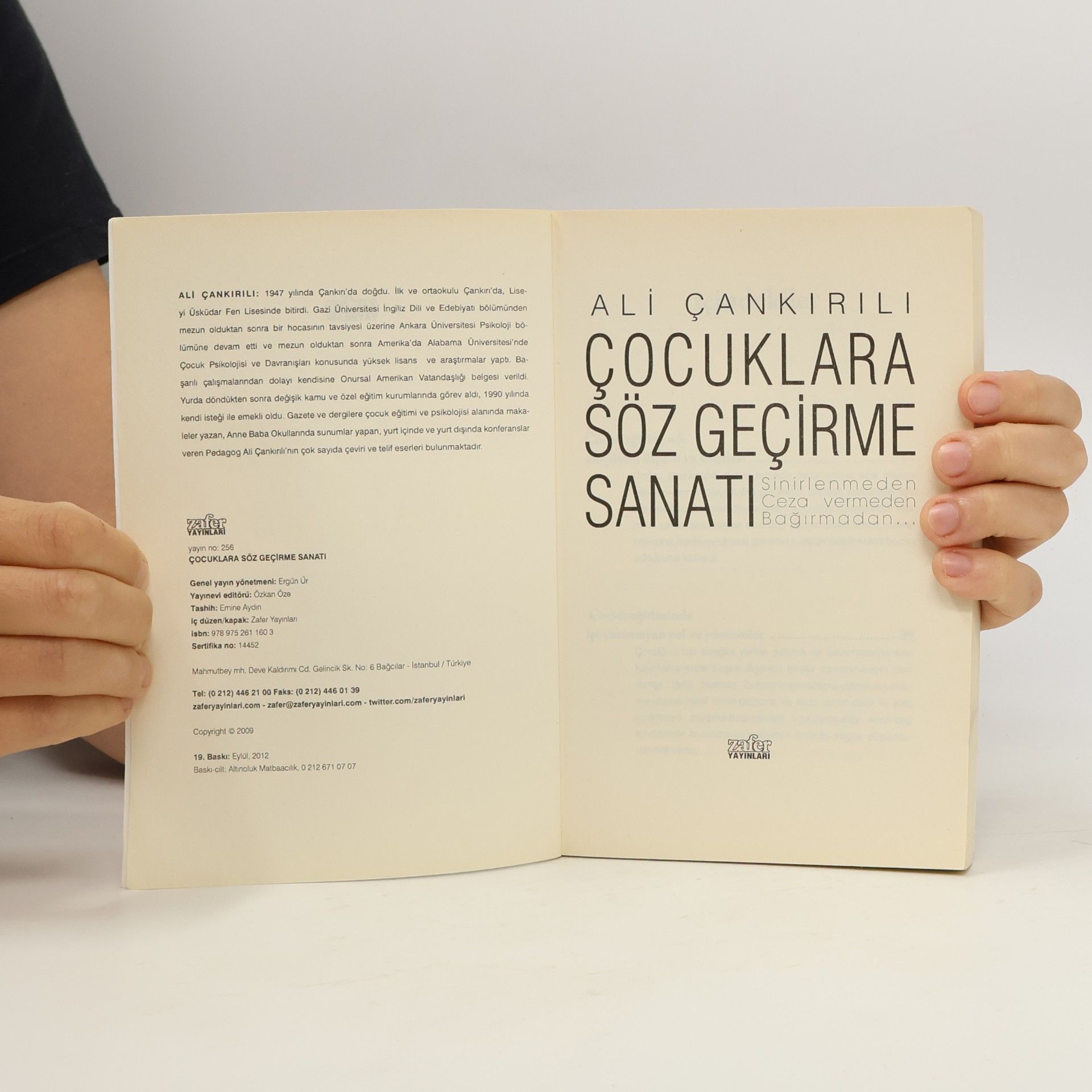 Ali Çankırılı Çocuklara Söz Geçirme Sanatı
