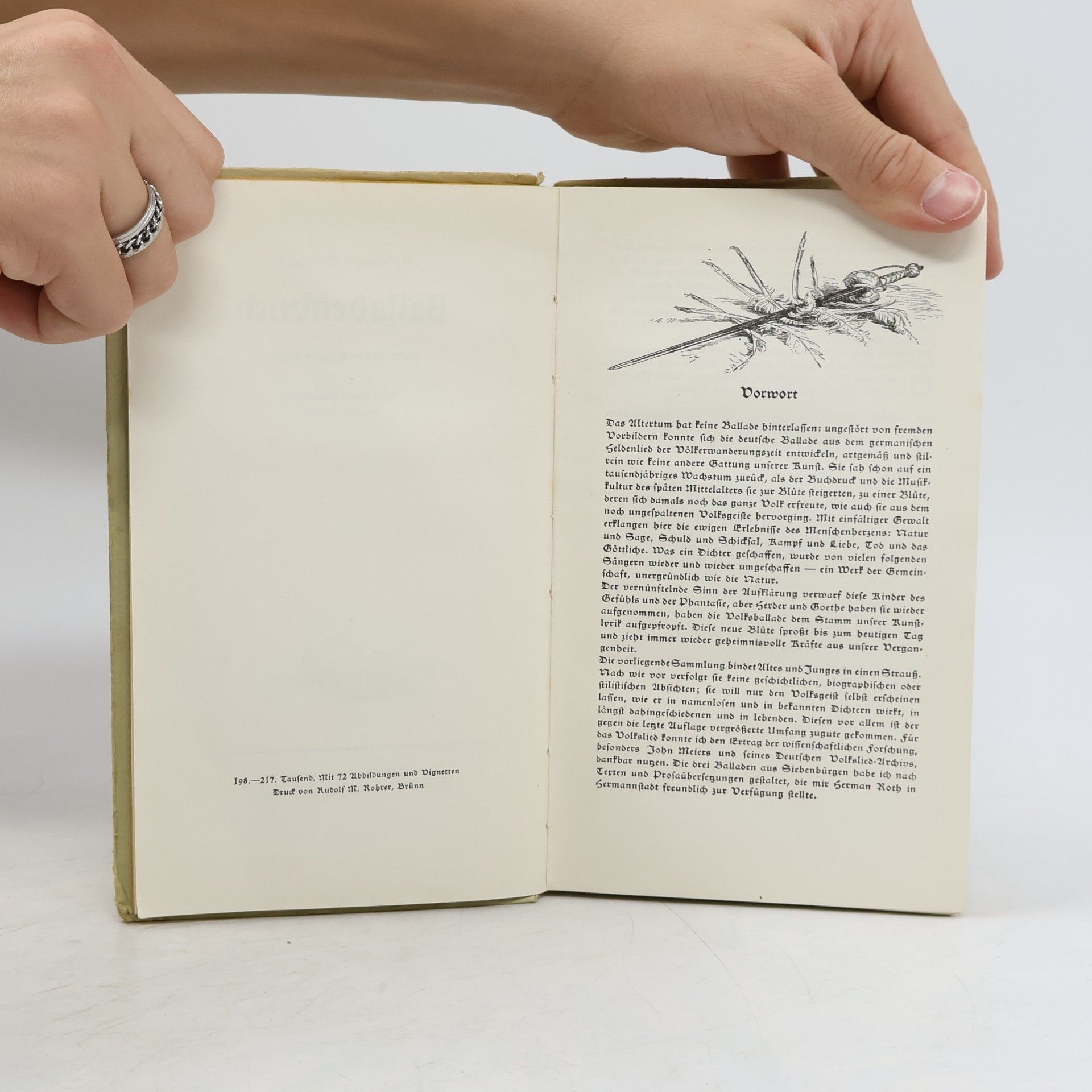 Ferdinand Avenarius Balladen Buch